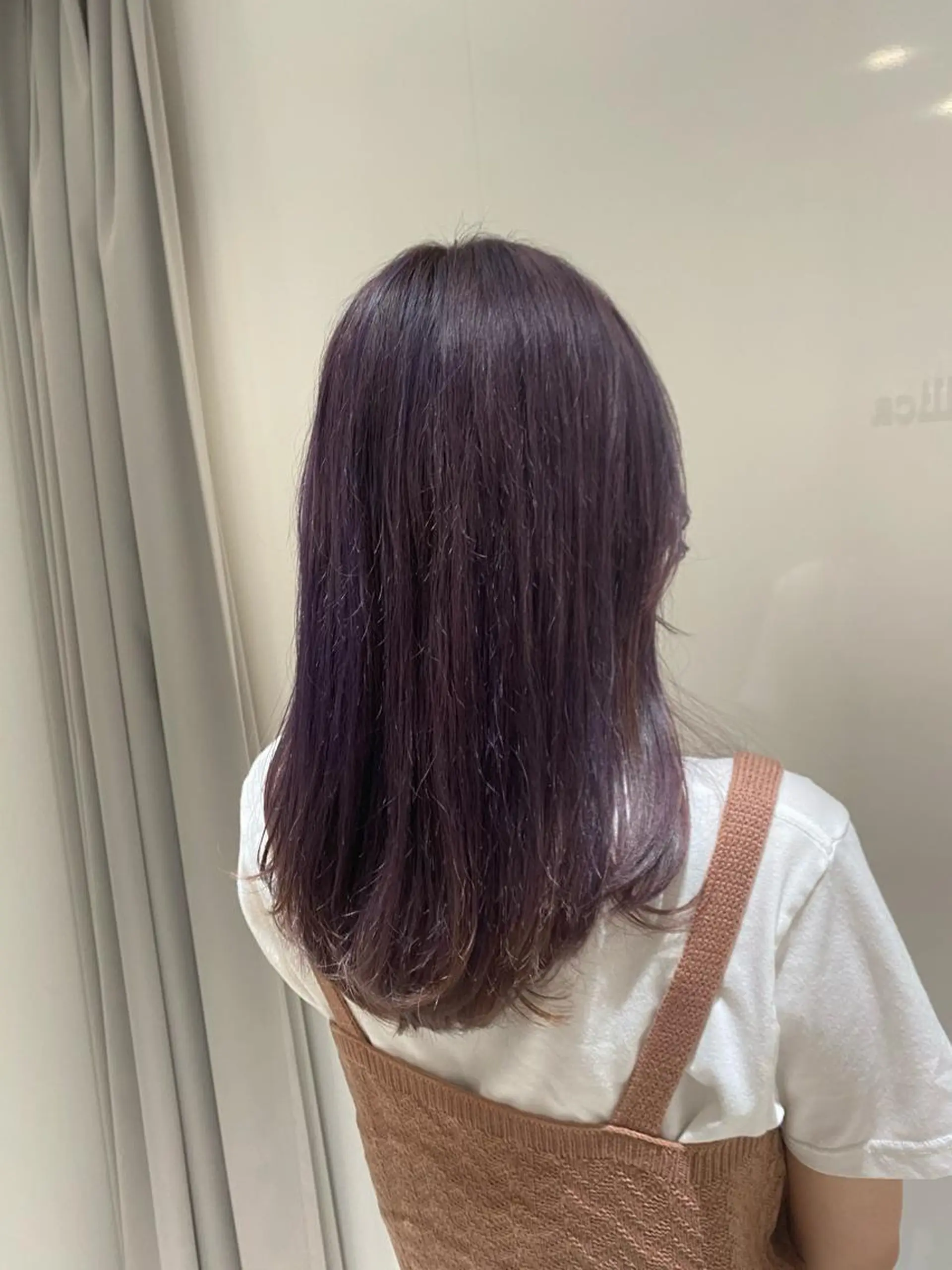 セミロング カラー ナチュラル/韓国💎 haruka 💎のヘアスタイル