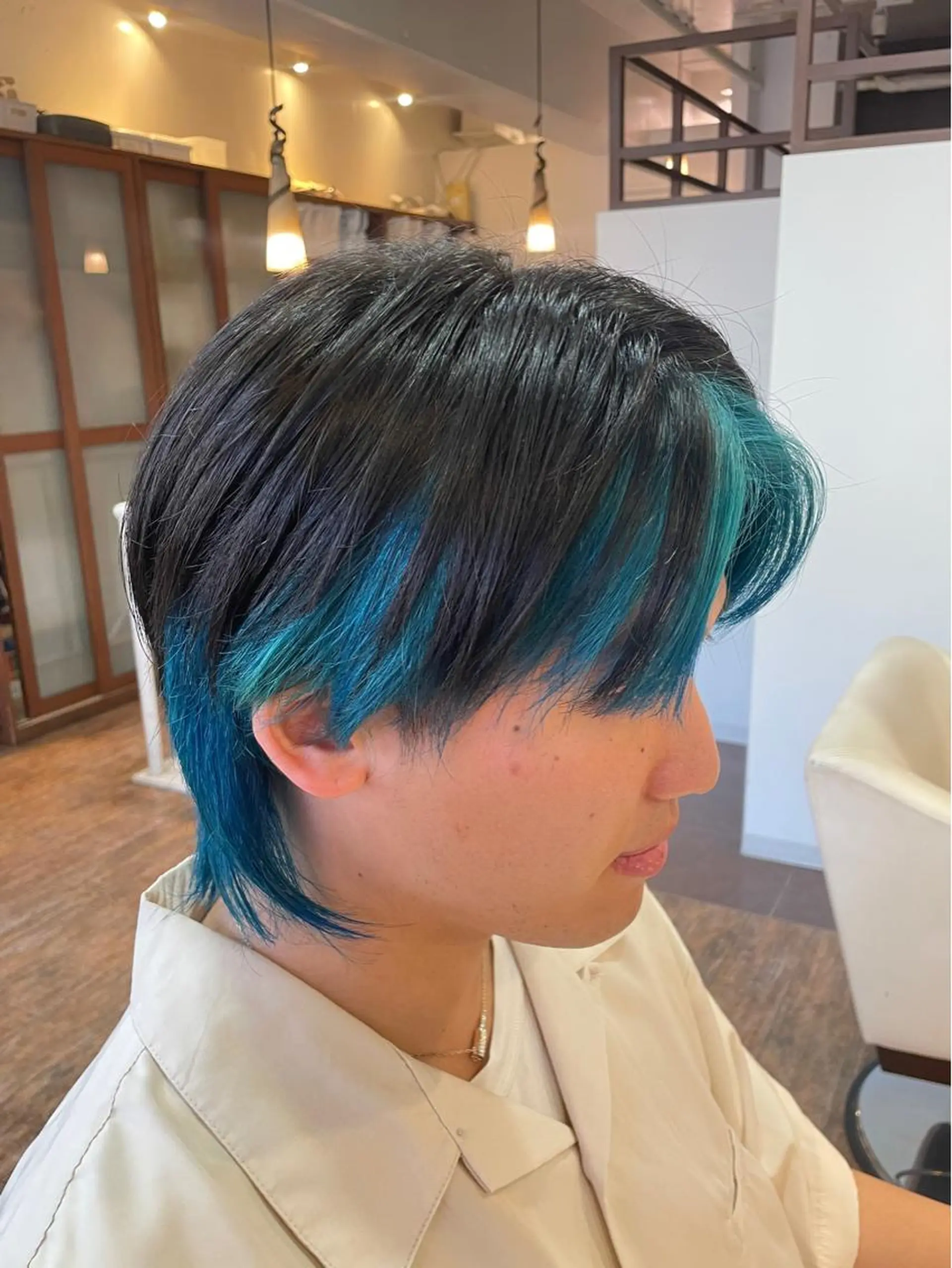 ミディアム カラー メンズ カット ヘアカラー トリートメント STUDIO 4H所属・小山功陽 /メンズスタイルのヘアスタイル