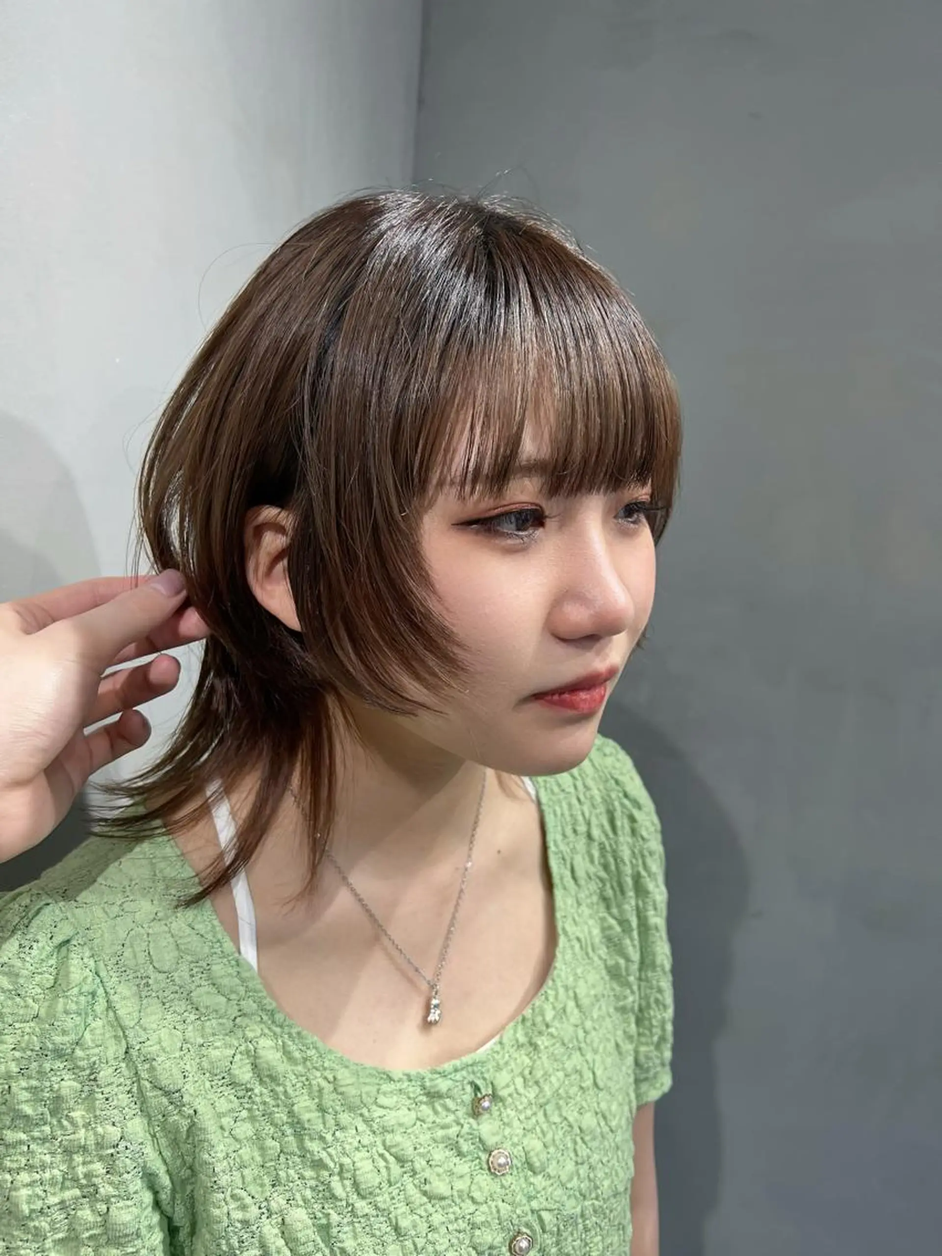 ミディアム カット 🐺立川のウルフ屋 さん🐺おかみ🐺のヘアスタイル