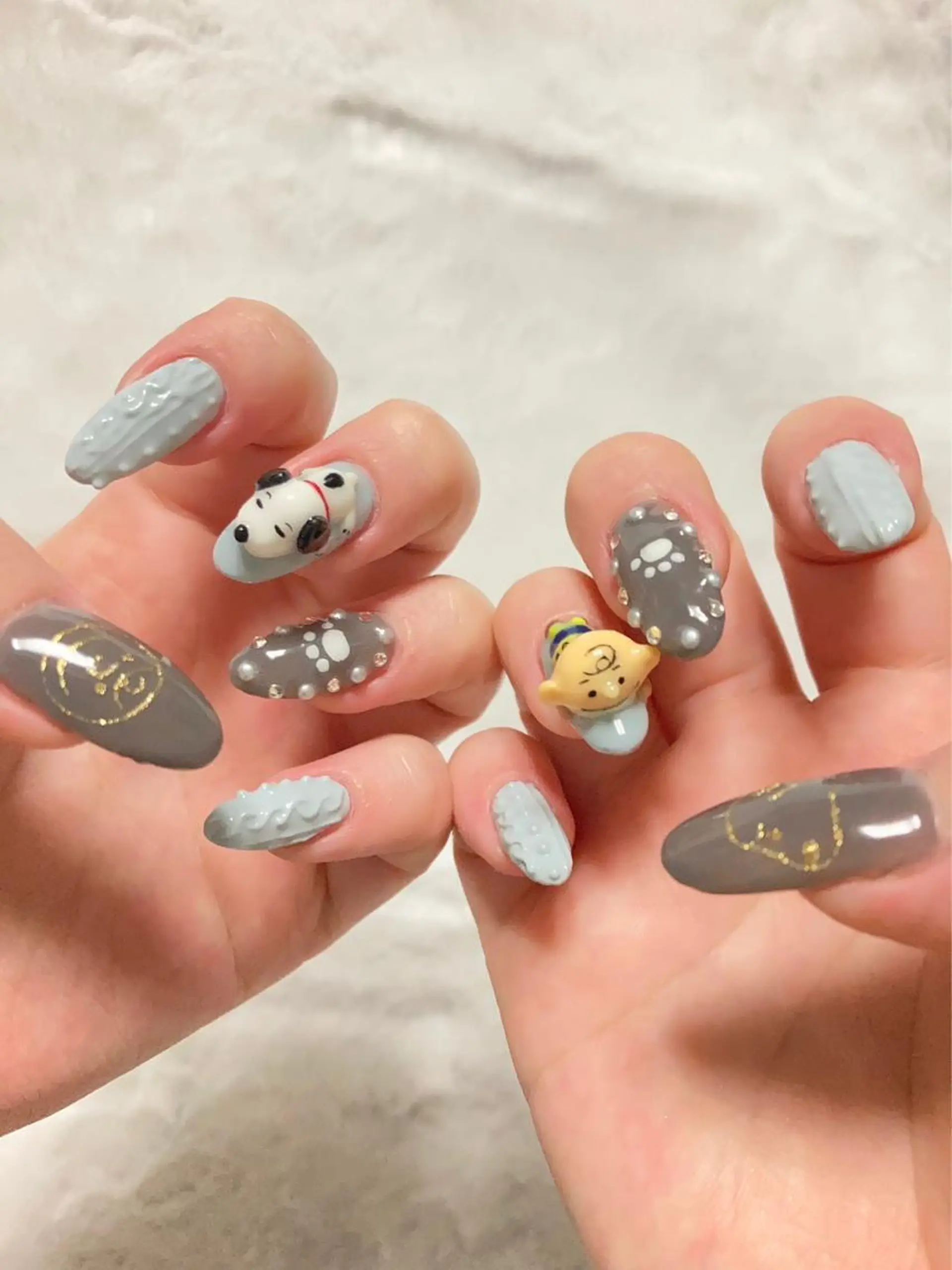 ネイル ブラウン m'sNail 福岡西区 ネイルのネイルデザイン