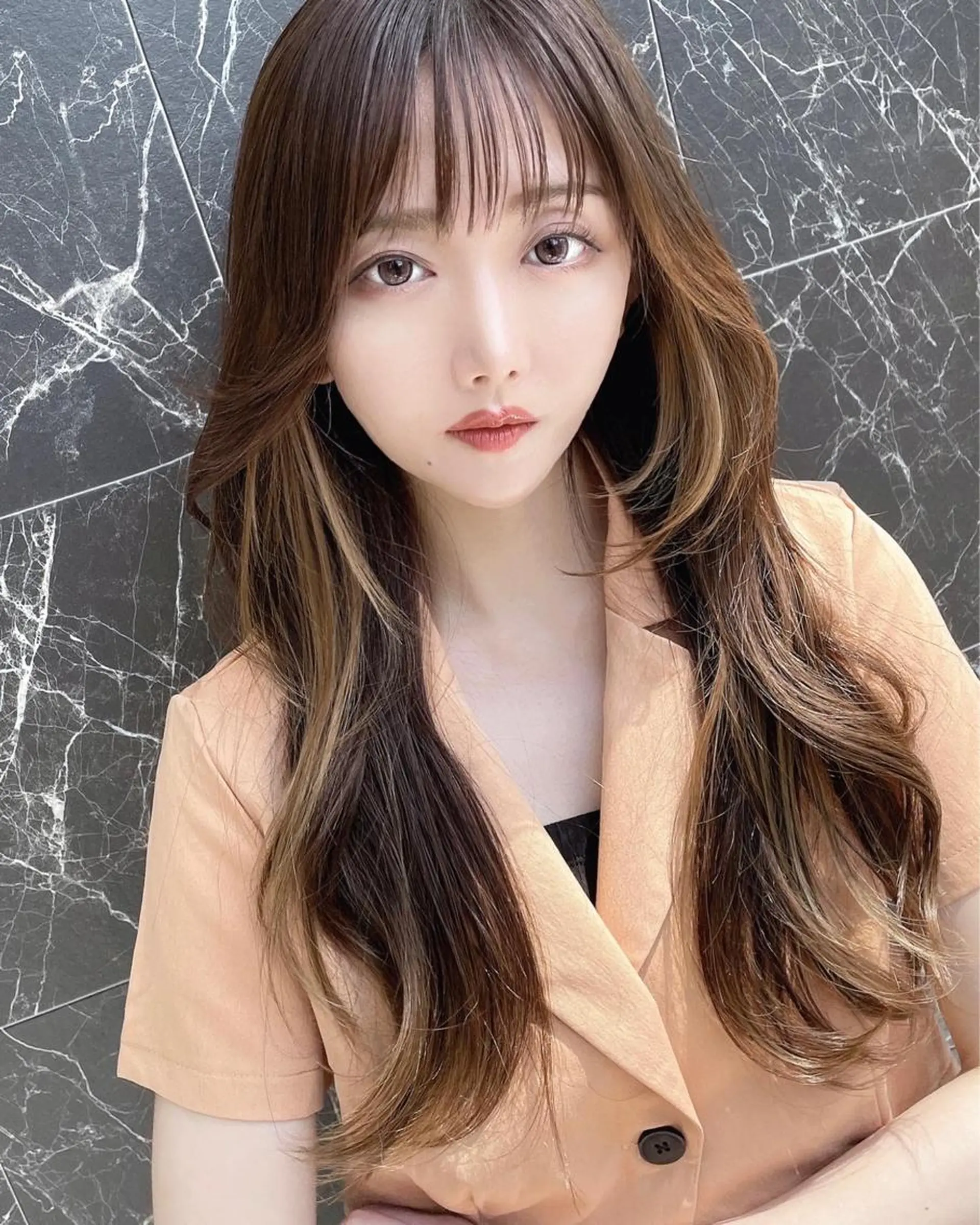 ロング チダアキフミ Ash大森のヘアスタイル