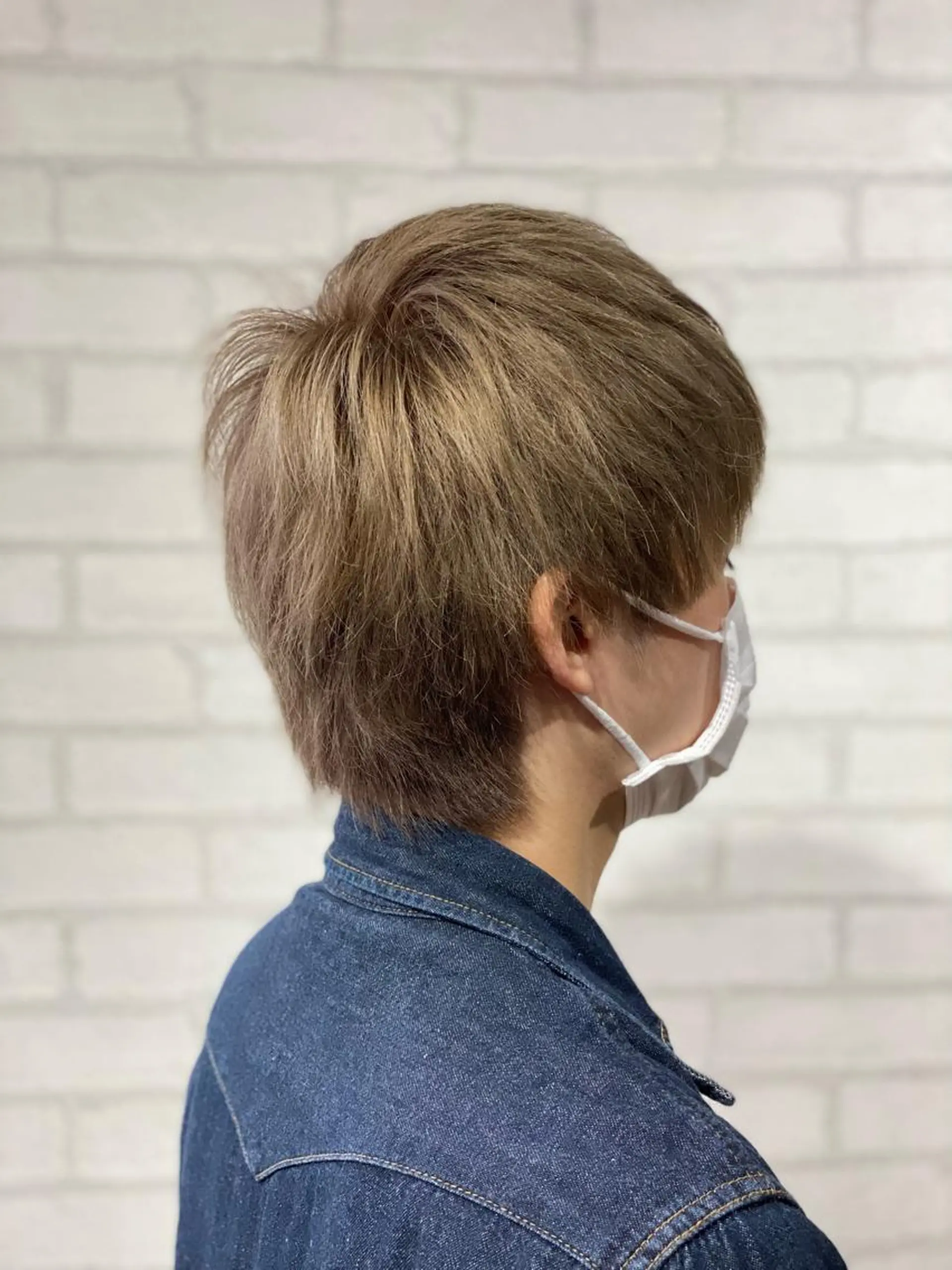 ショート カラー メンズ メンズブリーチ ベージュカラー ブリーチ ✨ハイトーン カラー福岡拓也✨のヘアスタイル