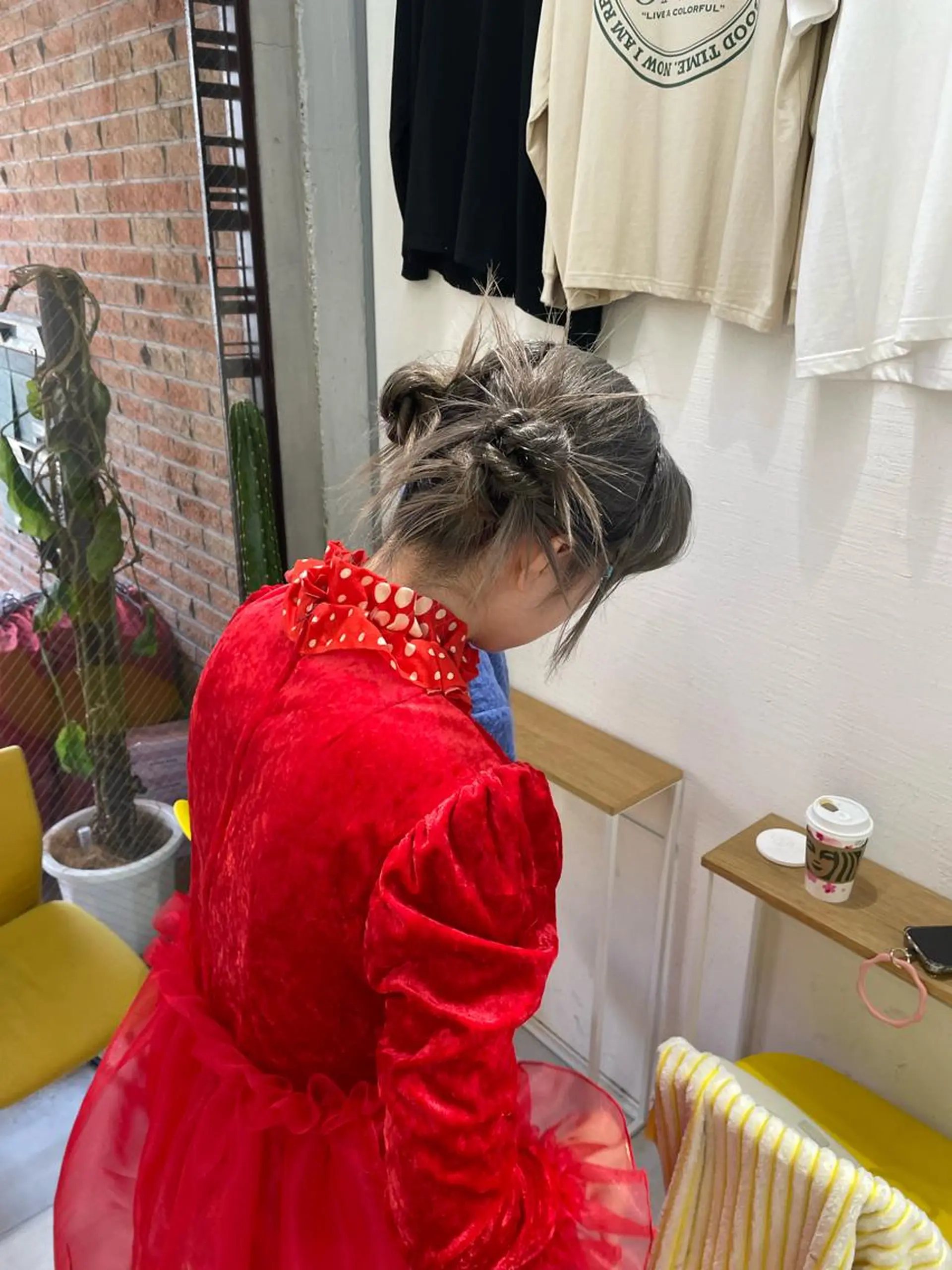 セミロング 卒業式のヘアスタイル 学生 韓国風ヘア 当日予約大歓迎💕/ Chisatoのその他イメージ