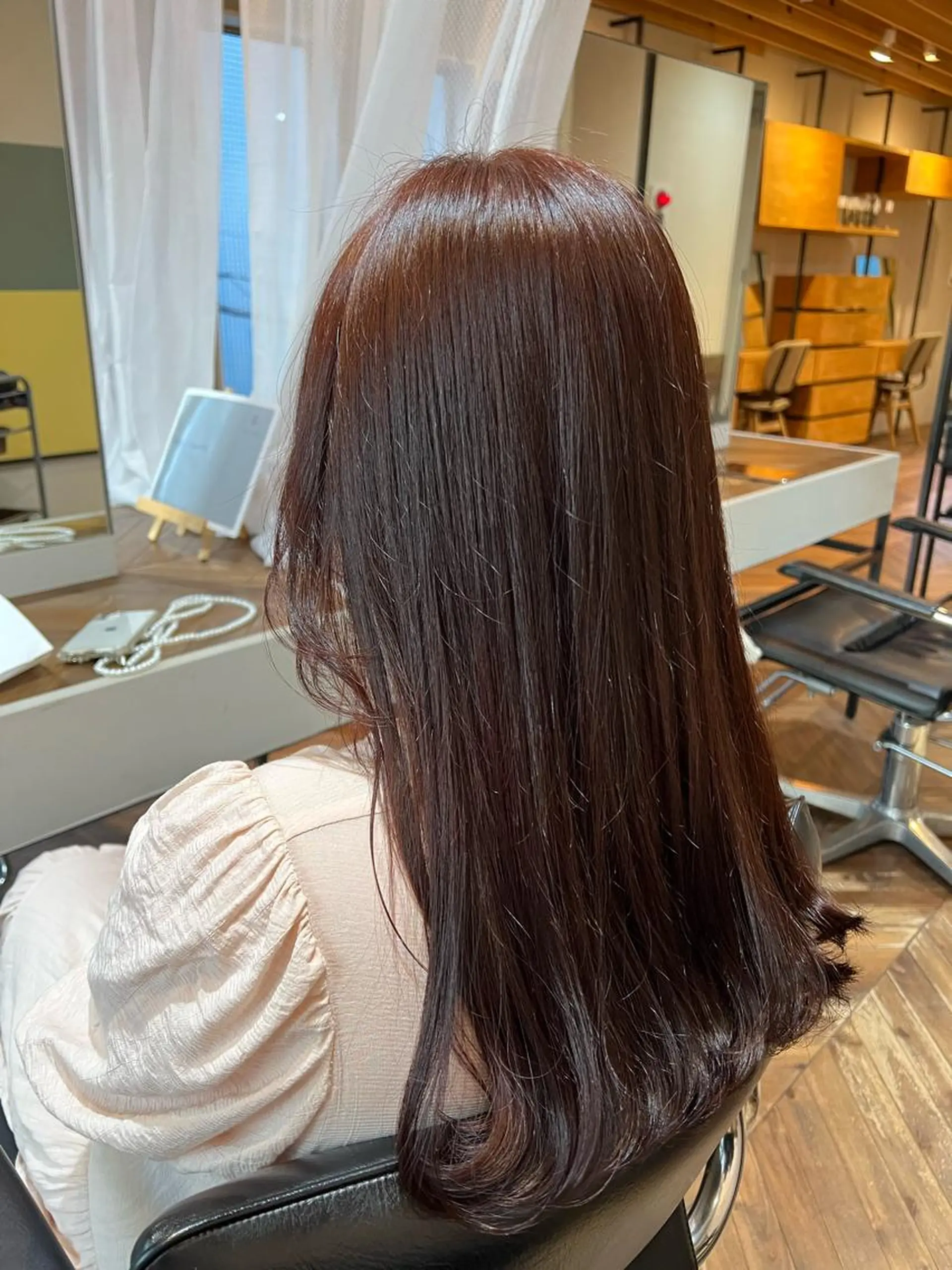 ロング カラー たけだ れなのヘアスタイル