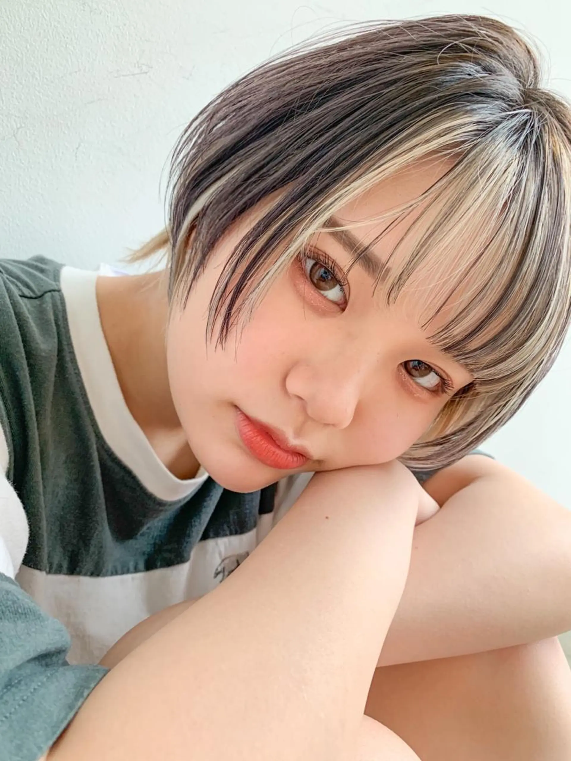 ショート カット ヘアカラー トリートメント 🍀ケアブリーチ カラー🍀坂井のヘアスタイル