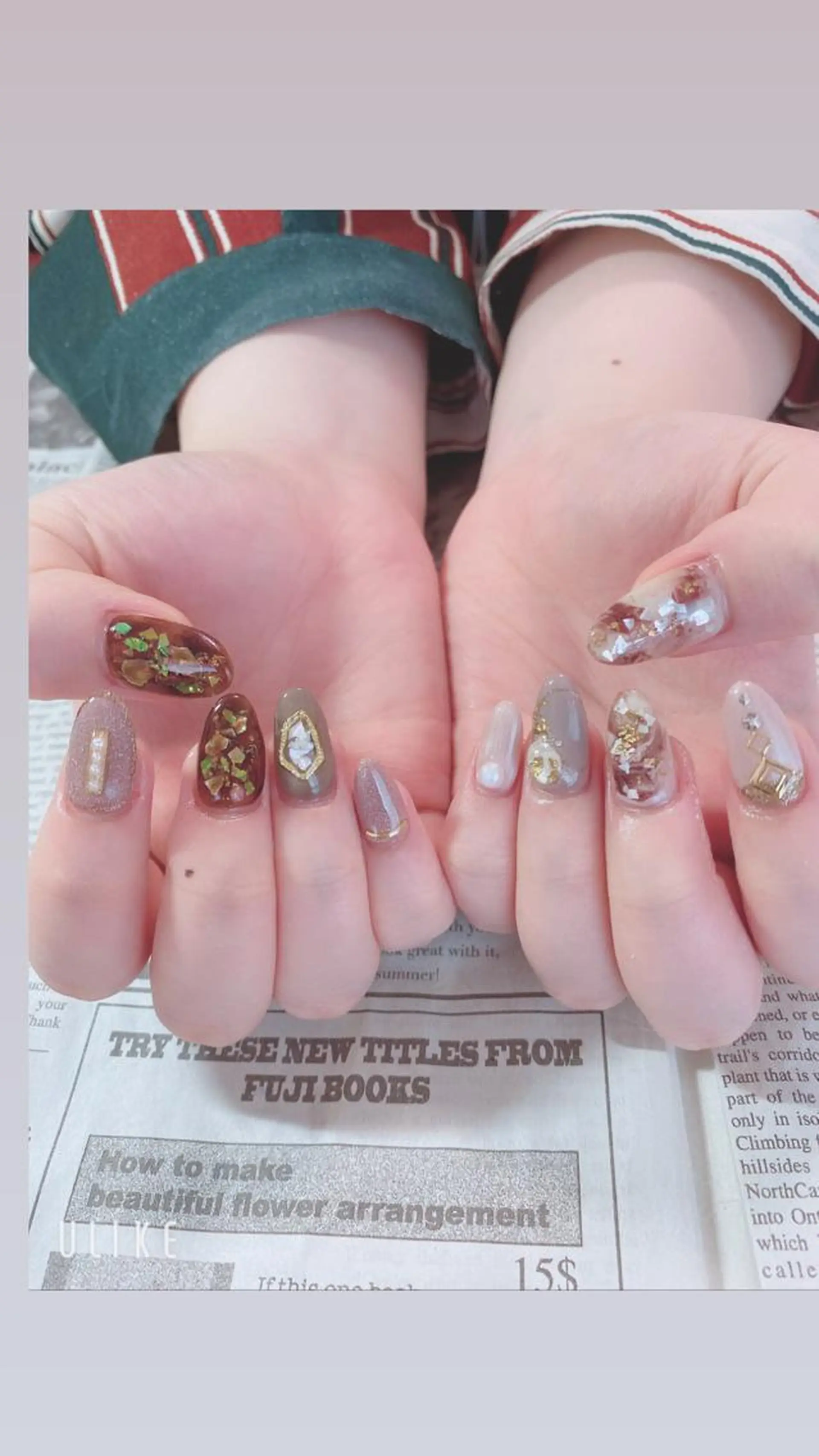 ネイル ハンドネイル ハンドケア 森山 舞のネイルデザイン