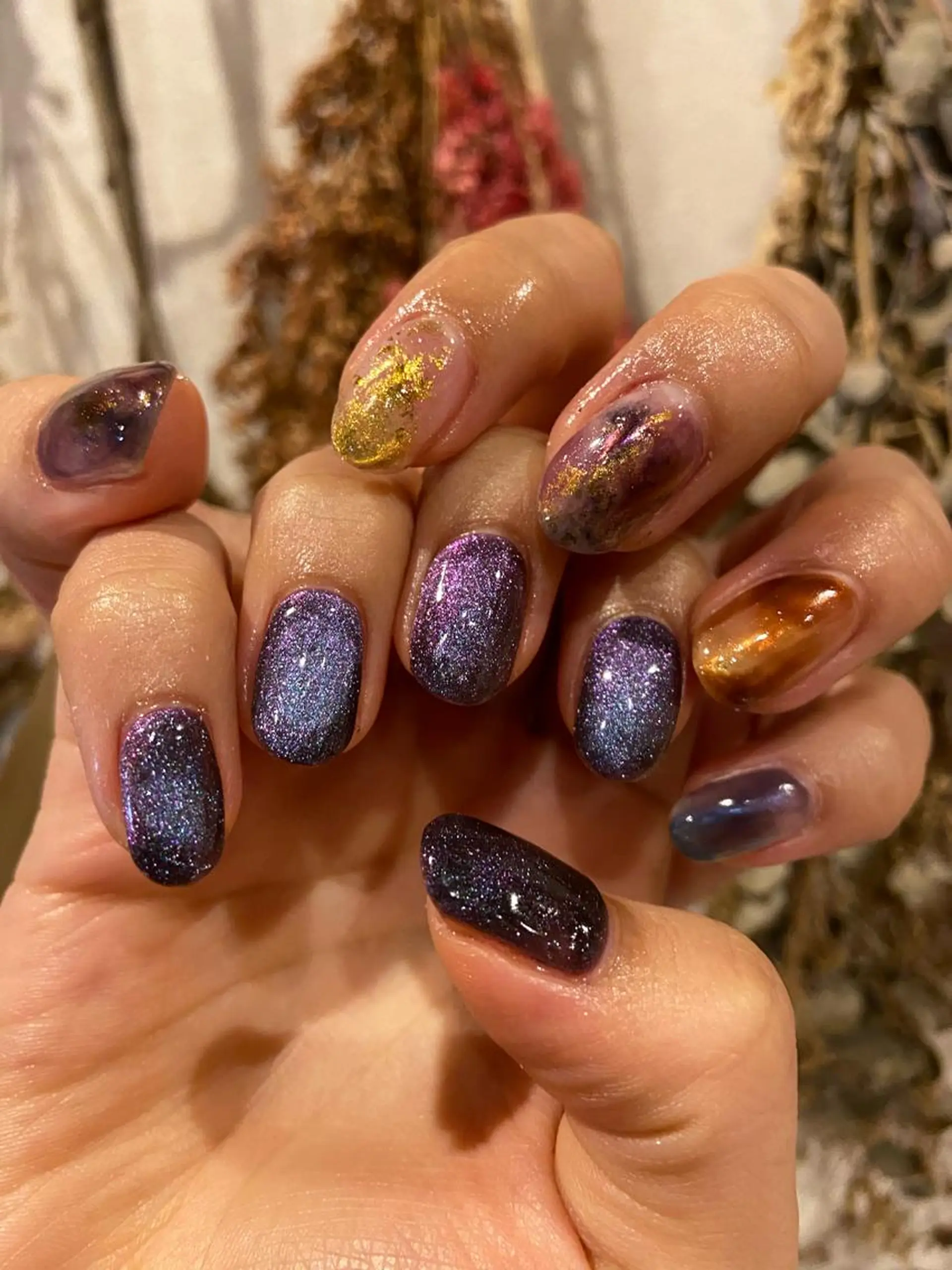 ネイル ニュアンスネイル 冬ネイル . unffのネイルデザイン