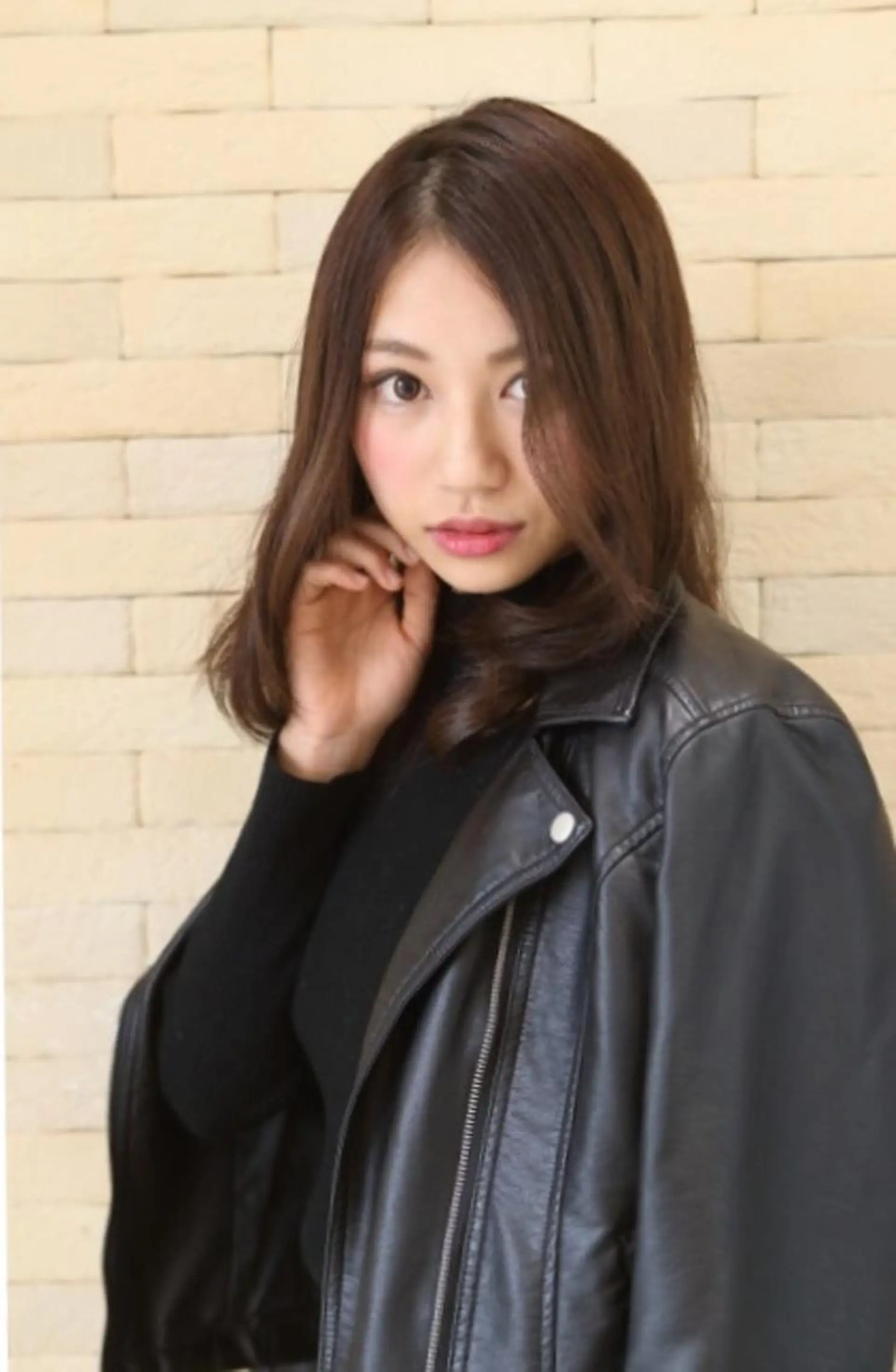 セミロング セミロングパーマ カット ヘアカラー トリートメント トップスタイリスト 江口 稜亮のヘアスタイル