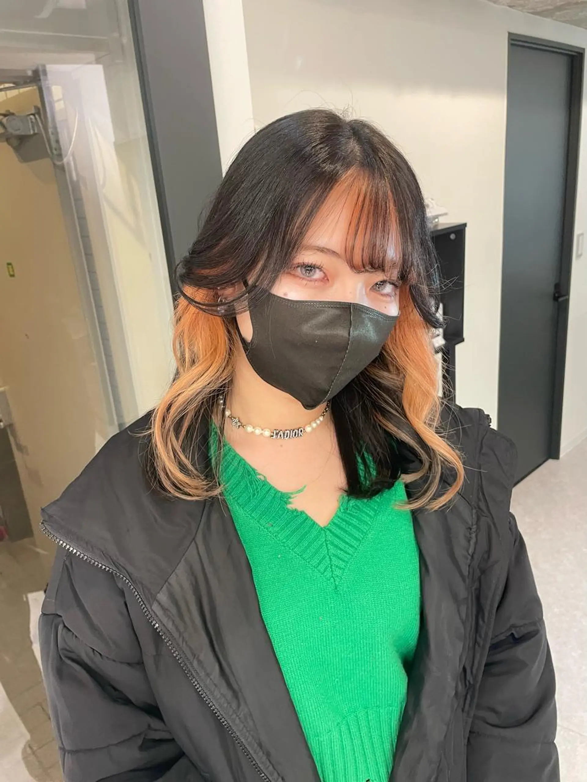 セミロング 韓国ハイトーン🦋 hikariのヘアスタイル