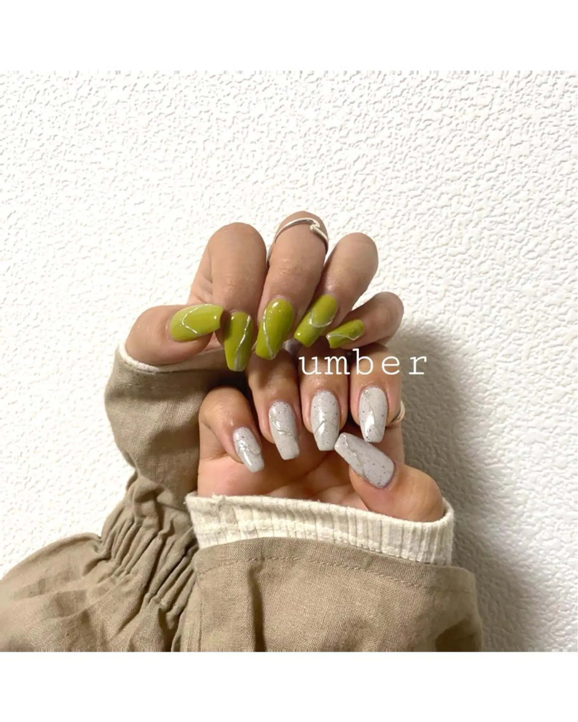 ネイル クリアネイル フラッシュネイル フットネイル フレンチネイル マグネットネイル ハンドネイル umber 三茶1分のネイルデザイン