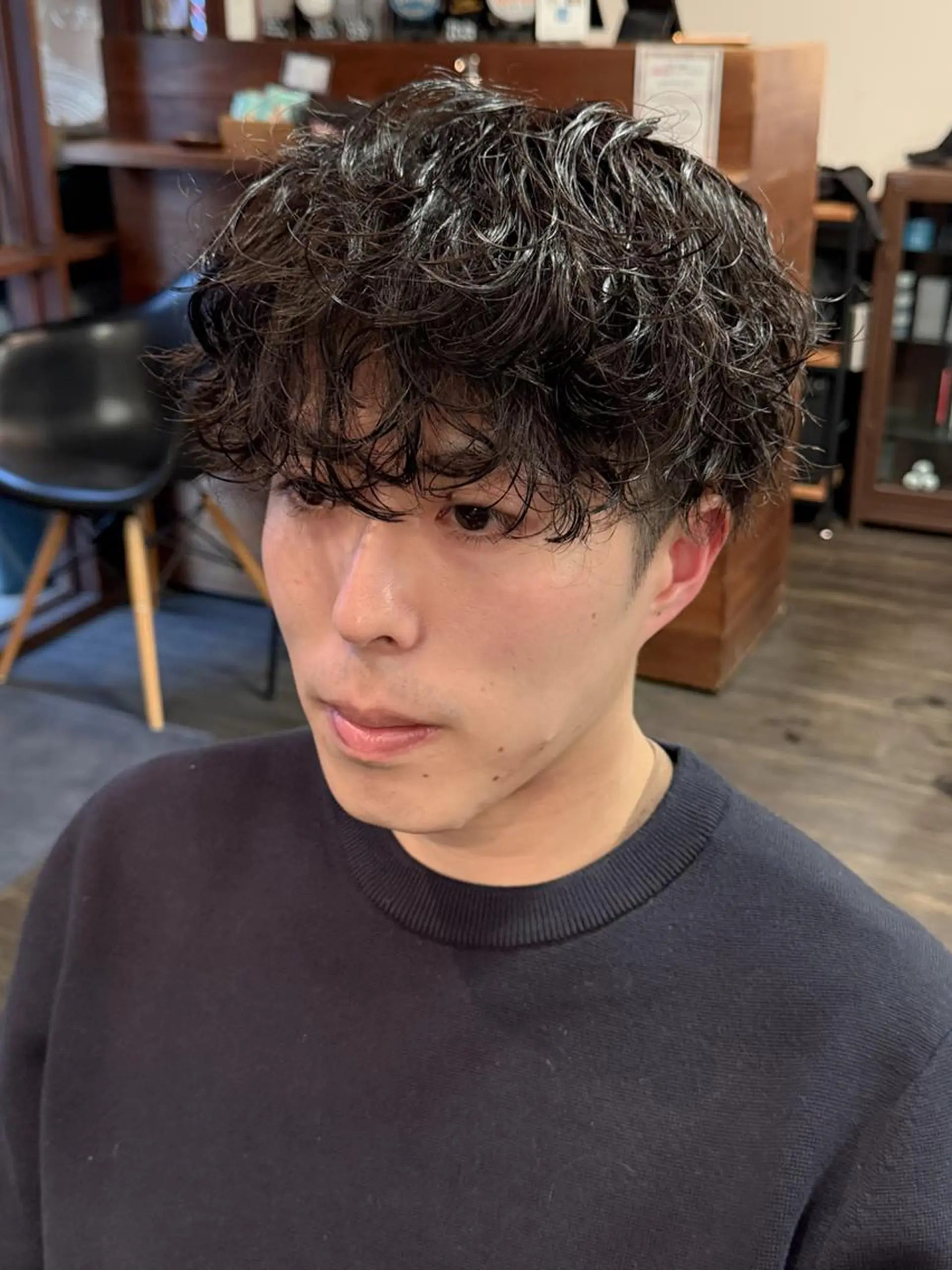 メンズ パーマ カット パーマ ヘッドスパ 早稲田/メンズパーマ /カラー/松井聖虎のヘアスタイル