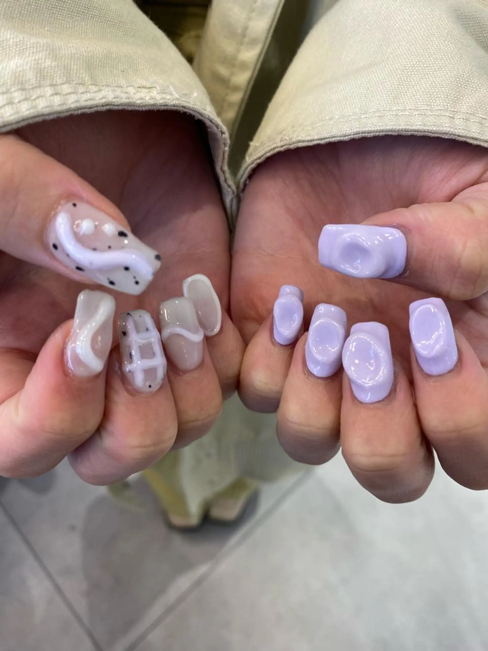 ネイル ハンドネイル 【似合わせ提案】鈴木 舞のネイルデザイン