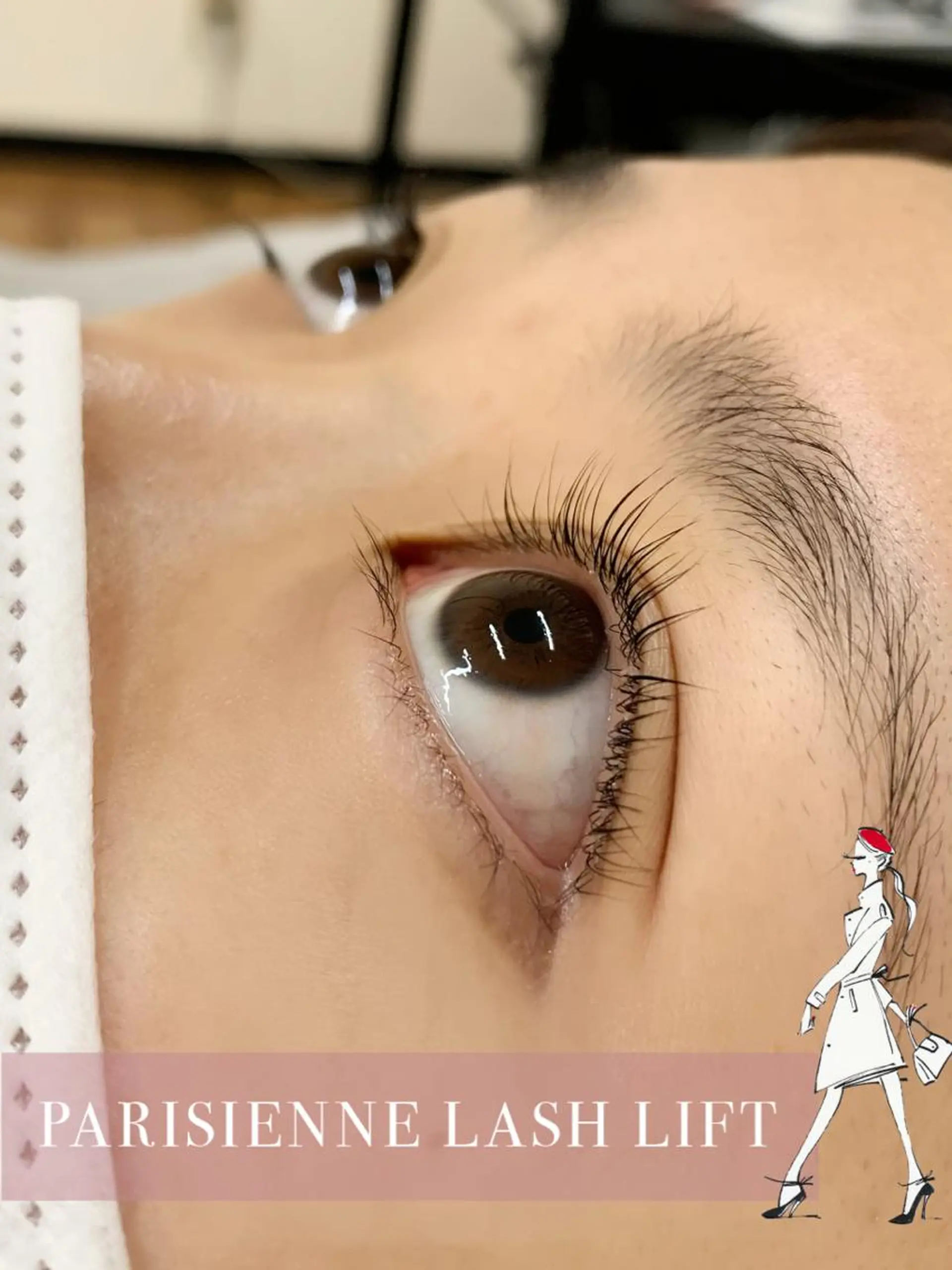 マツエク・マツパ パリジェンヌラッシュリフト mulier所属・mulier 平松のマツエク・マツパデザイン