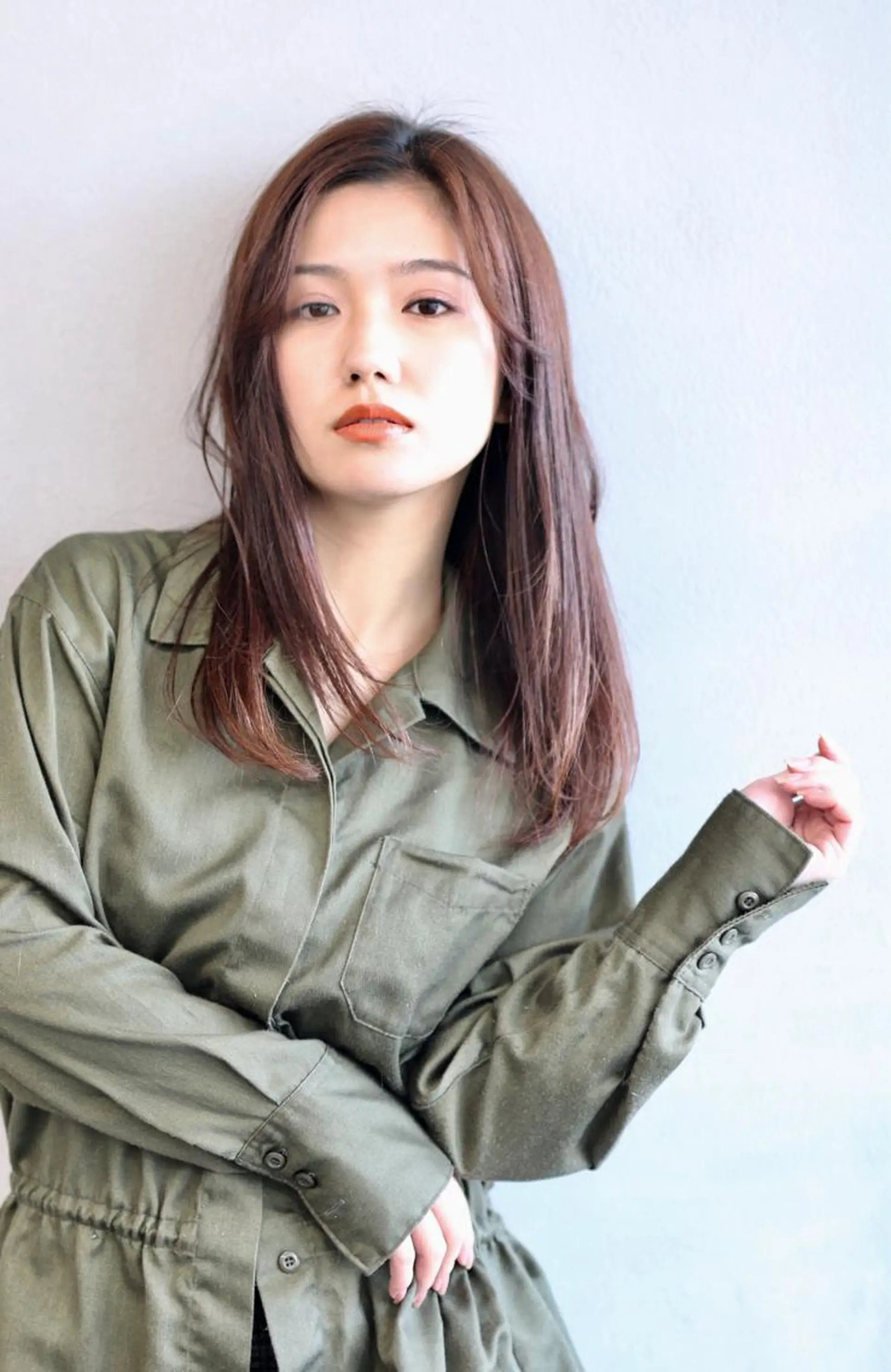 ミディアム カラー 伸ばしかけ ヘアカラー トリートメント ボブ/ショート/ 白髪染め/メンズ葛西のヘアスタイル