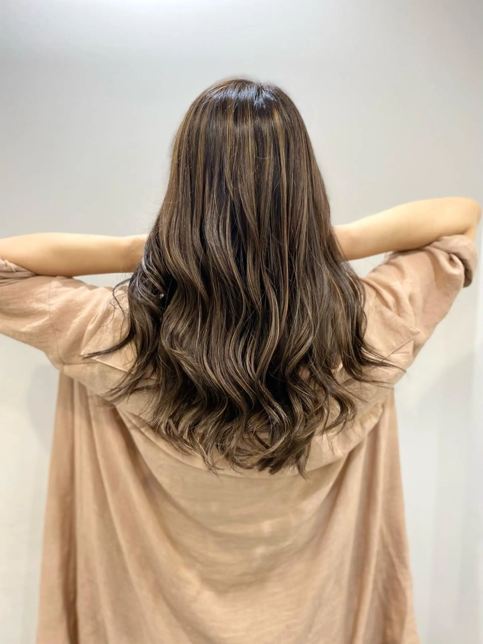 ロング カラー ハイライトカラー ハイライト ヘアカラー トリートメント opus 店長大和 レイヤー/赤み消しのヘアスタイル