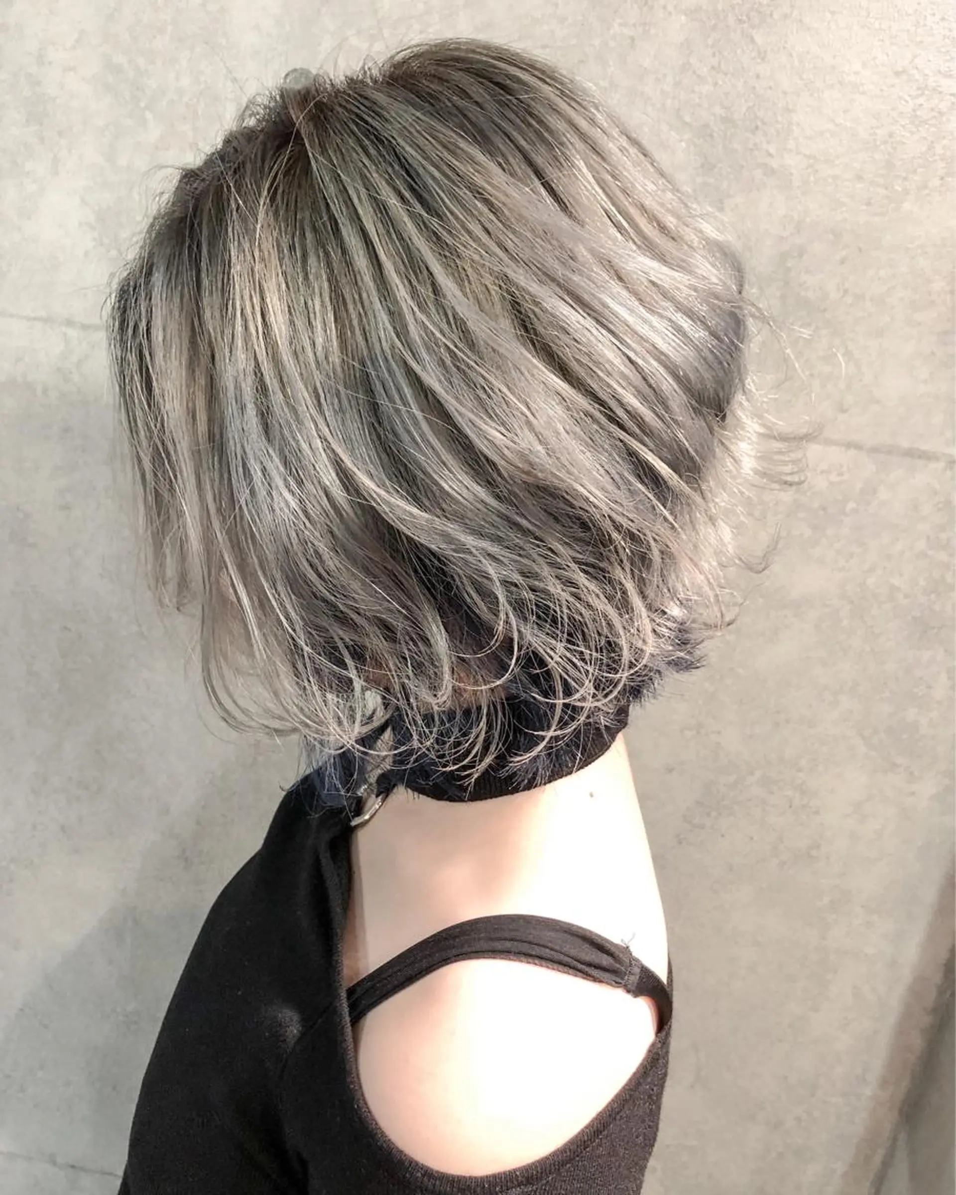 ショート カラー レイヤーカット× 髪質改善たもりのヘアスタイル