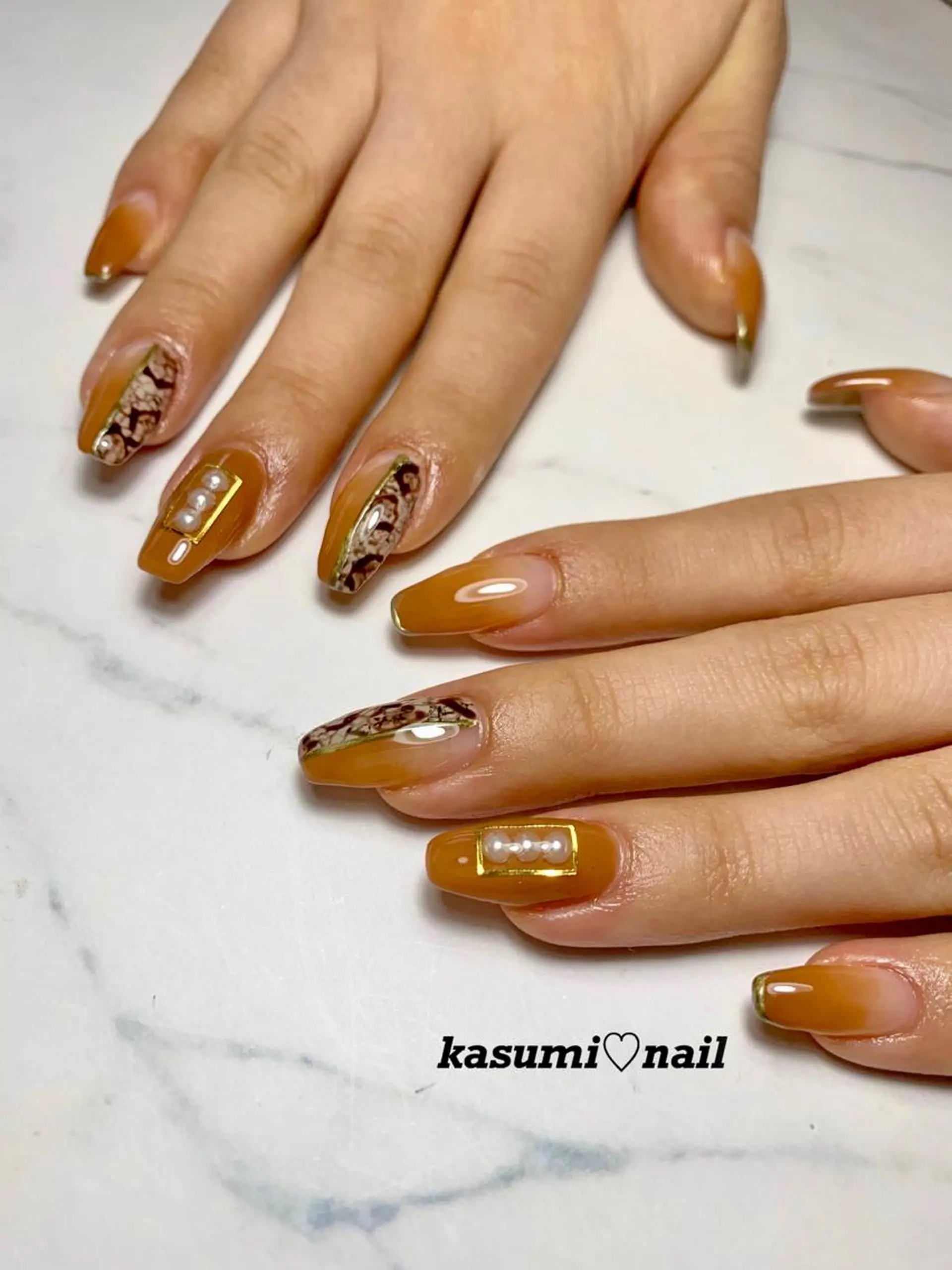 ネイル アートネイル フットネイル ジェルネイル ラメ(グリッター) ミラーネイル KASUMI♡ Nailのネイルデザイン