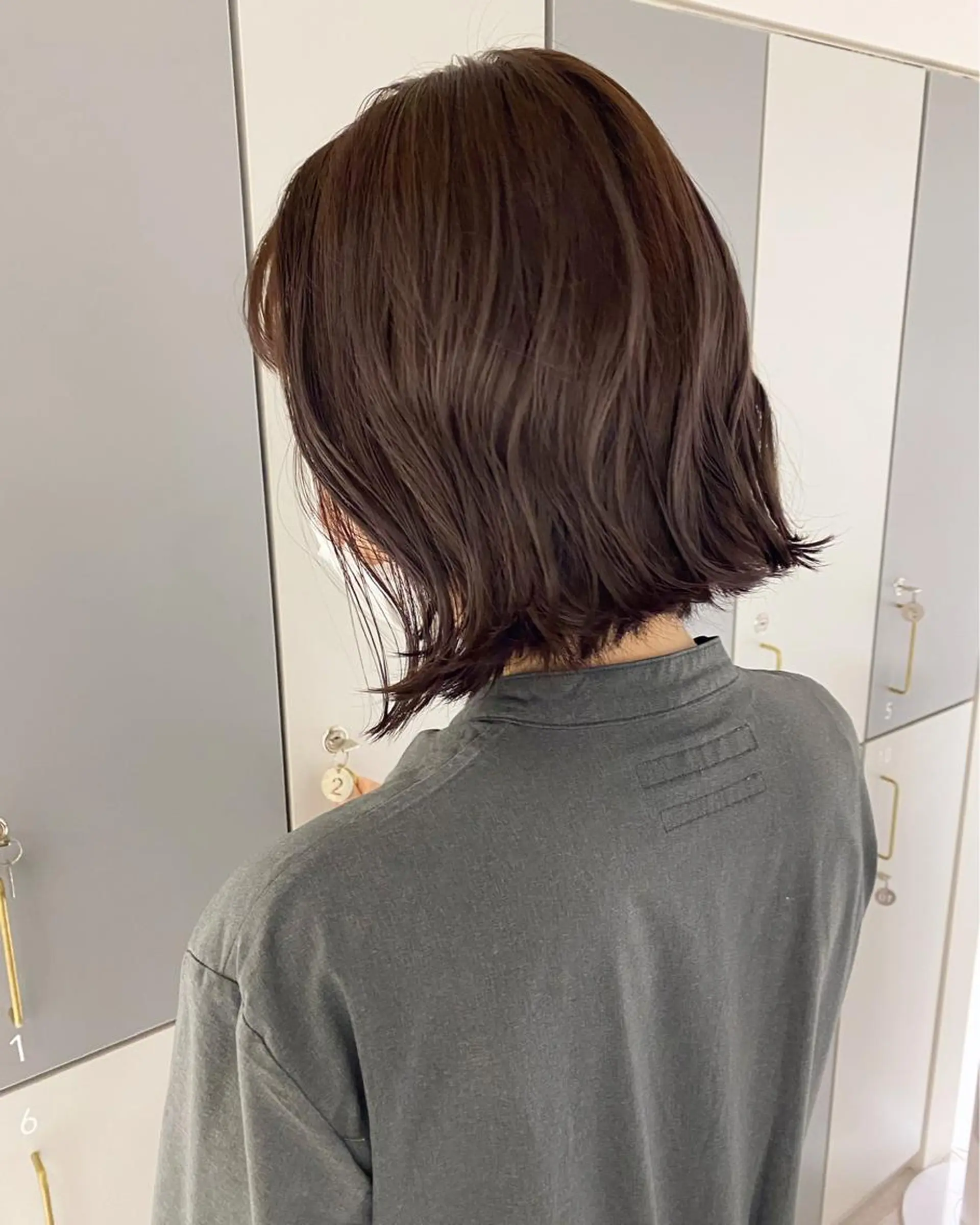 ミディアム カラー アディクシーカラー イルミナカラー トリートメント LOVESTOIKE 堂本のヘアスタイル