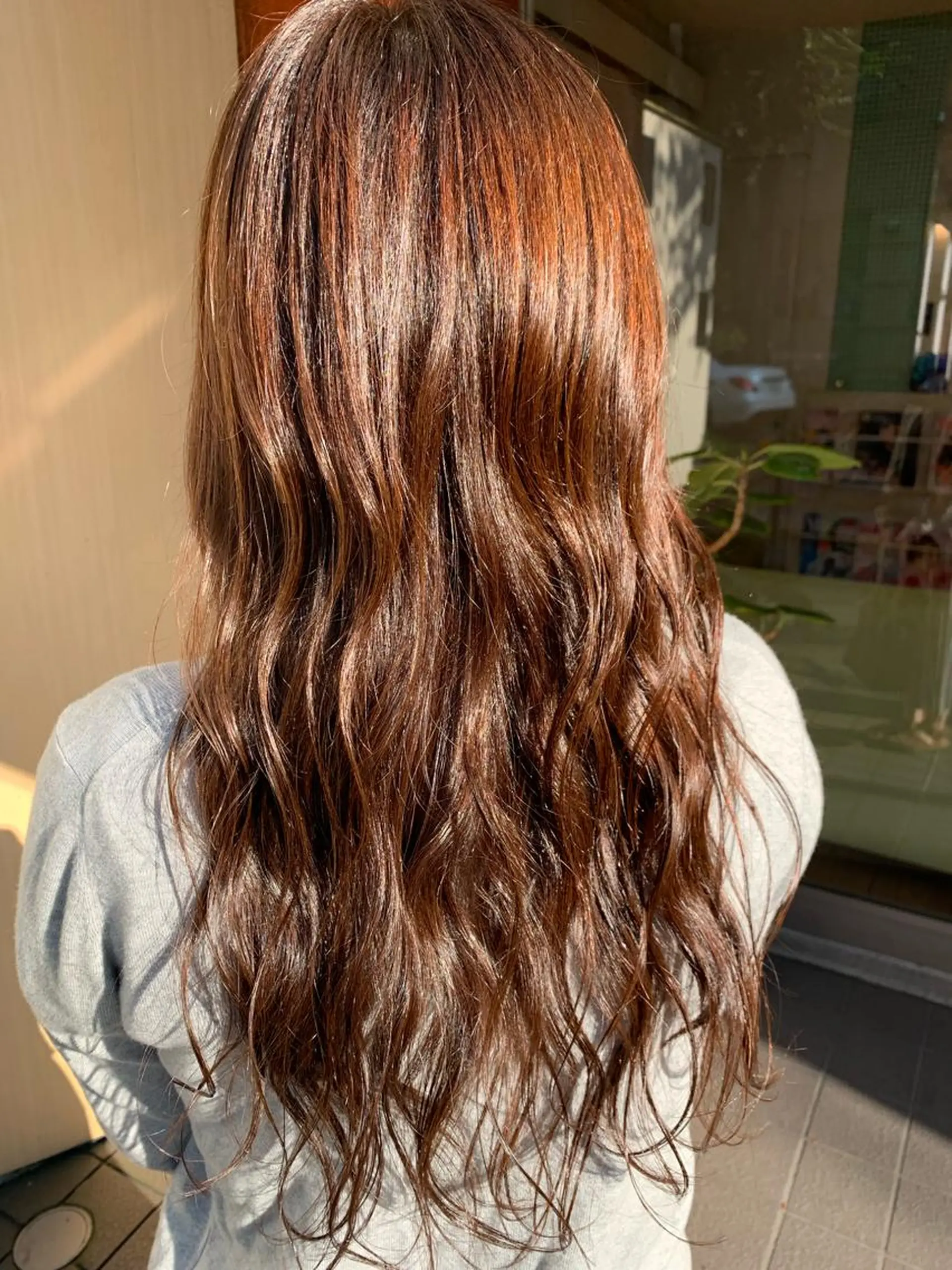 ロング ヘアカラー トリートメント 丸山 亜加理のヘアスタイル