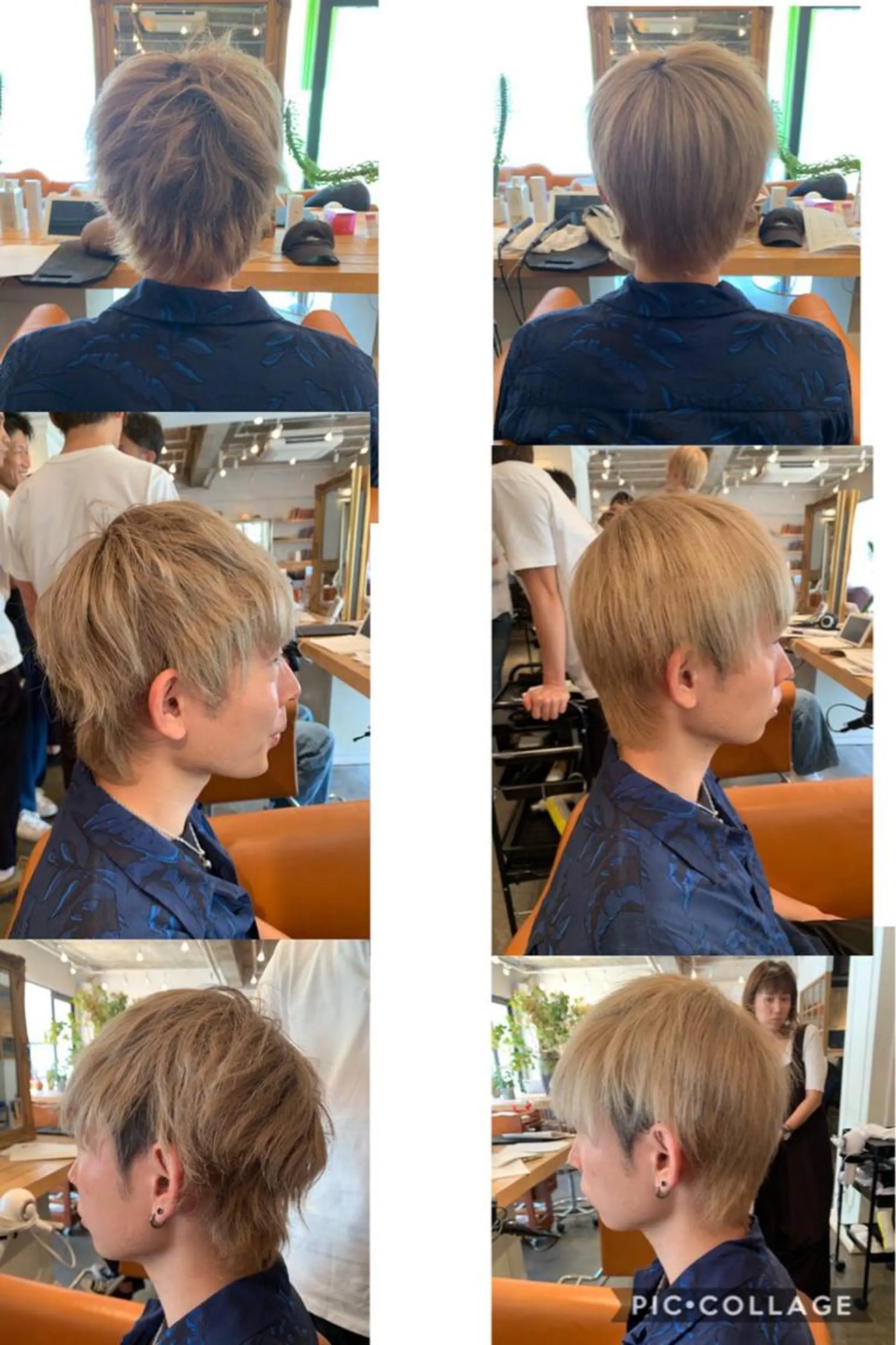 ショート ヘアカラー トリートメント 韓国風カット/ 髪質改善 黒崎のヘアスタイル