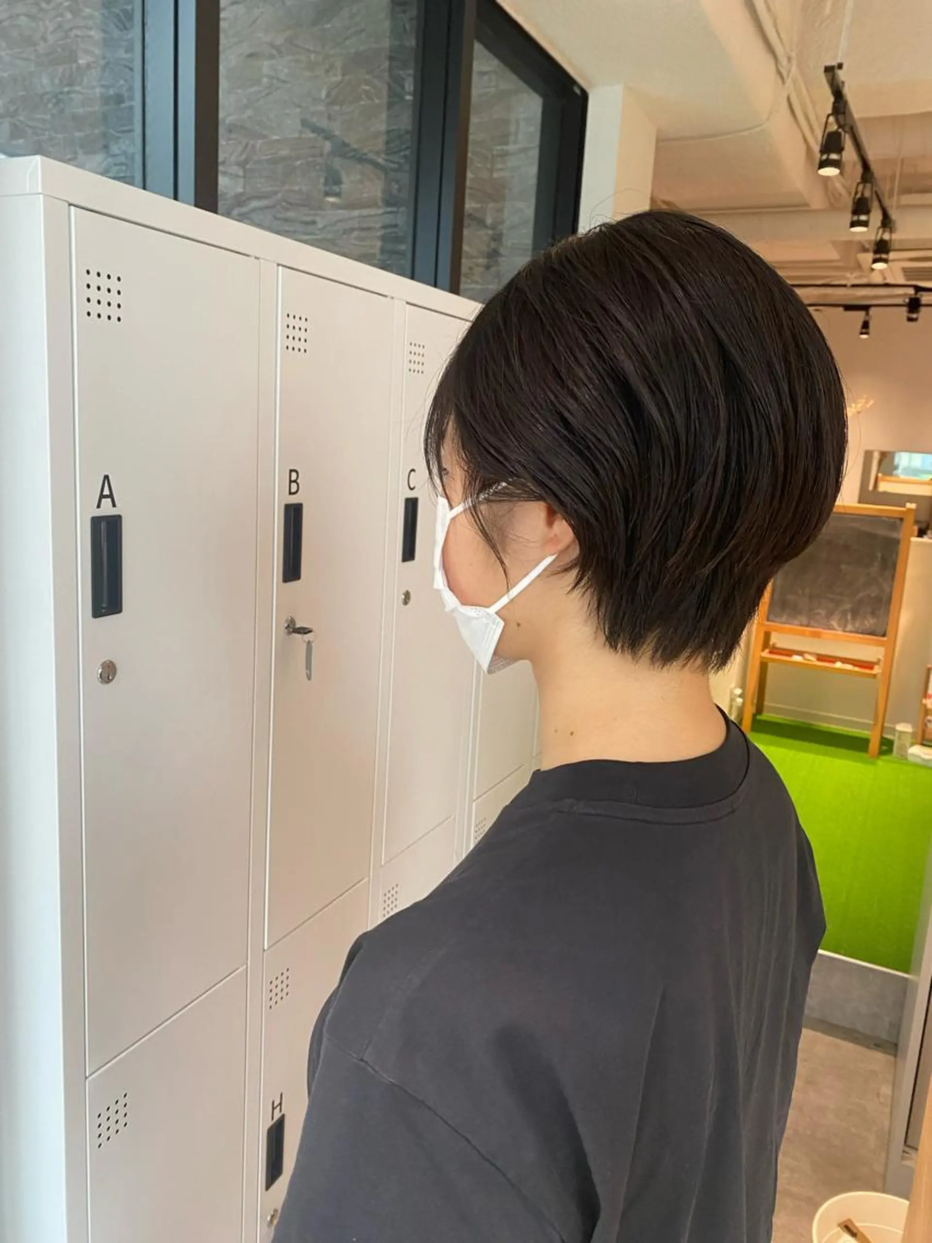 ショート くびれヘア ショートヘア カット オスズ 🎀´-のヘアスタイル