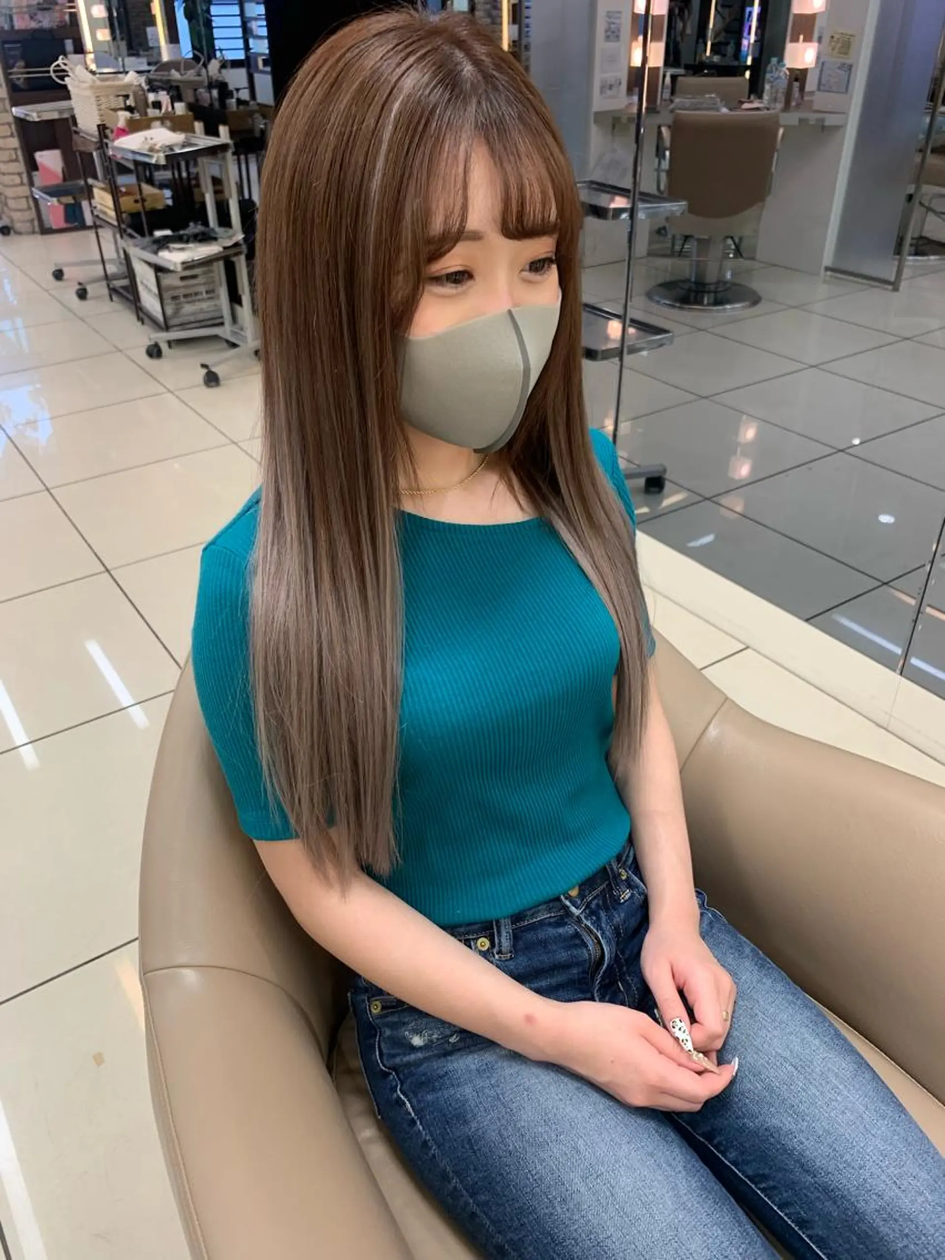 ロング カラー カット エクステ ママ美容師まつげ 🤍まき🤍のマツエク・マツパデザイン