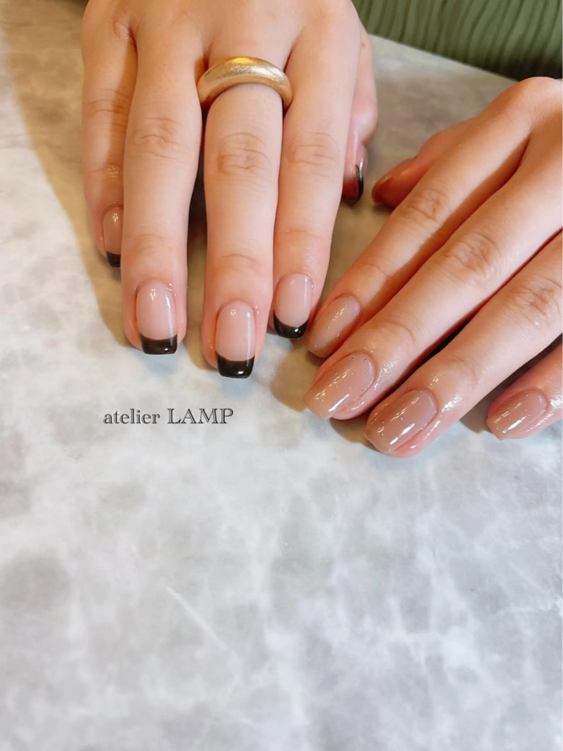 ネイル フレンチネイル シンプルネイル NANA no artのネイルデザイン