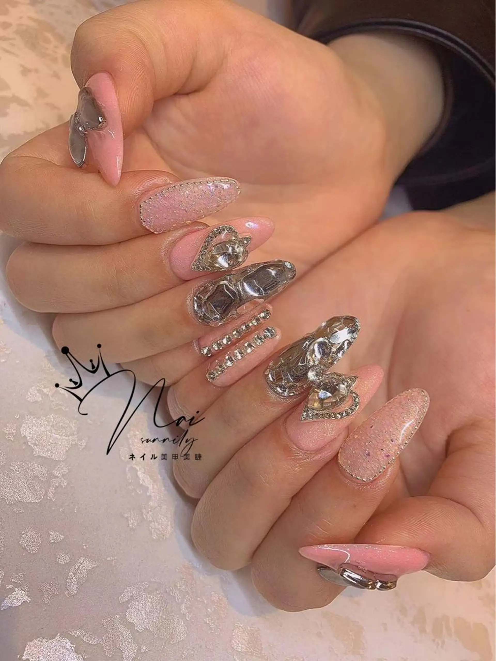 ネイル 長さだし専門店 M2 rikaのネイルデザイン