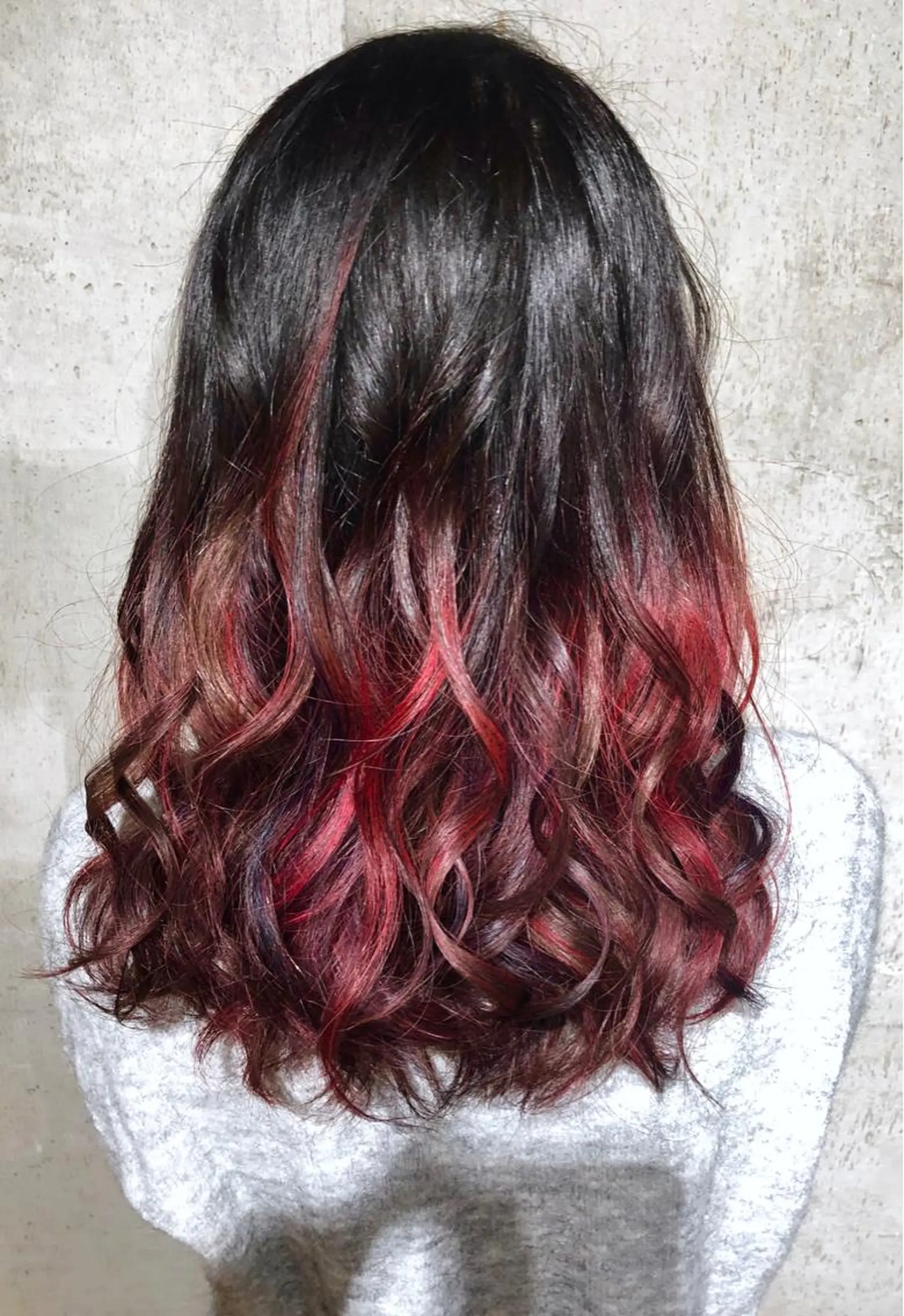 カラー グラデーションカラー グレージュ レッドカラー バイオレットカラー Cuon所属・✨ご新規様のみ✨ ウンノのヘアスタイル