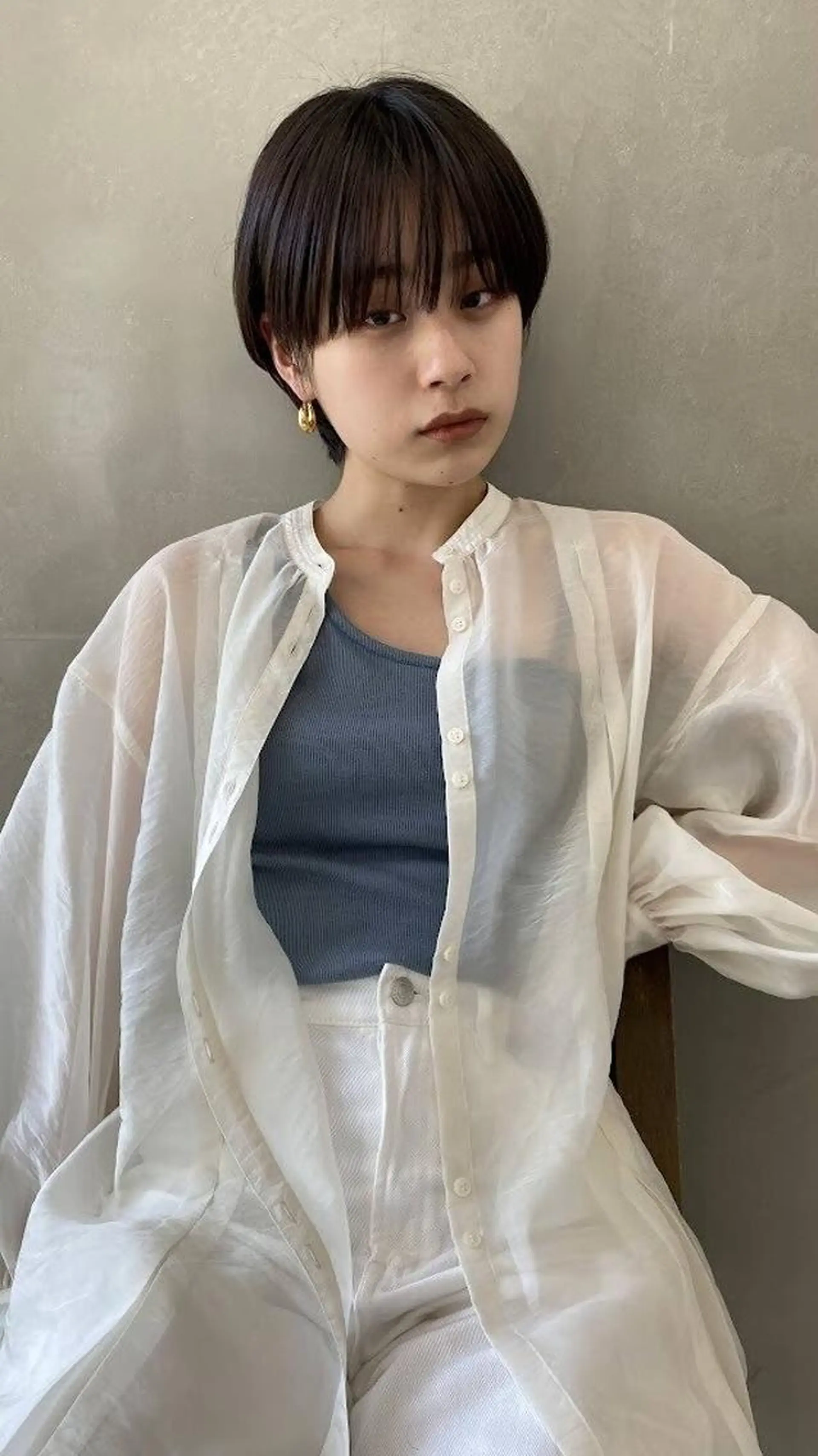 ショート カラー カット ヘアカラー トリートメント OAK 中目黒のヘアスタイル