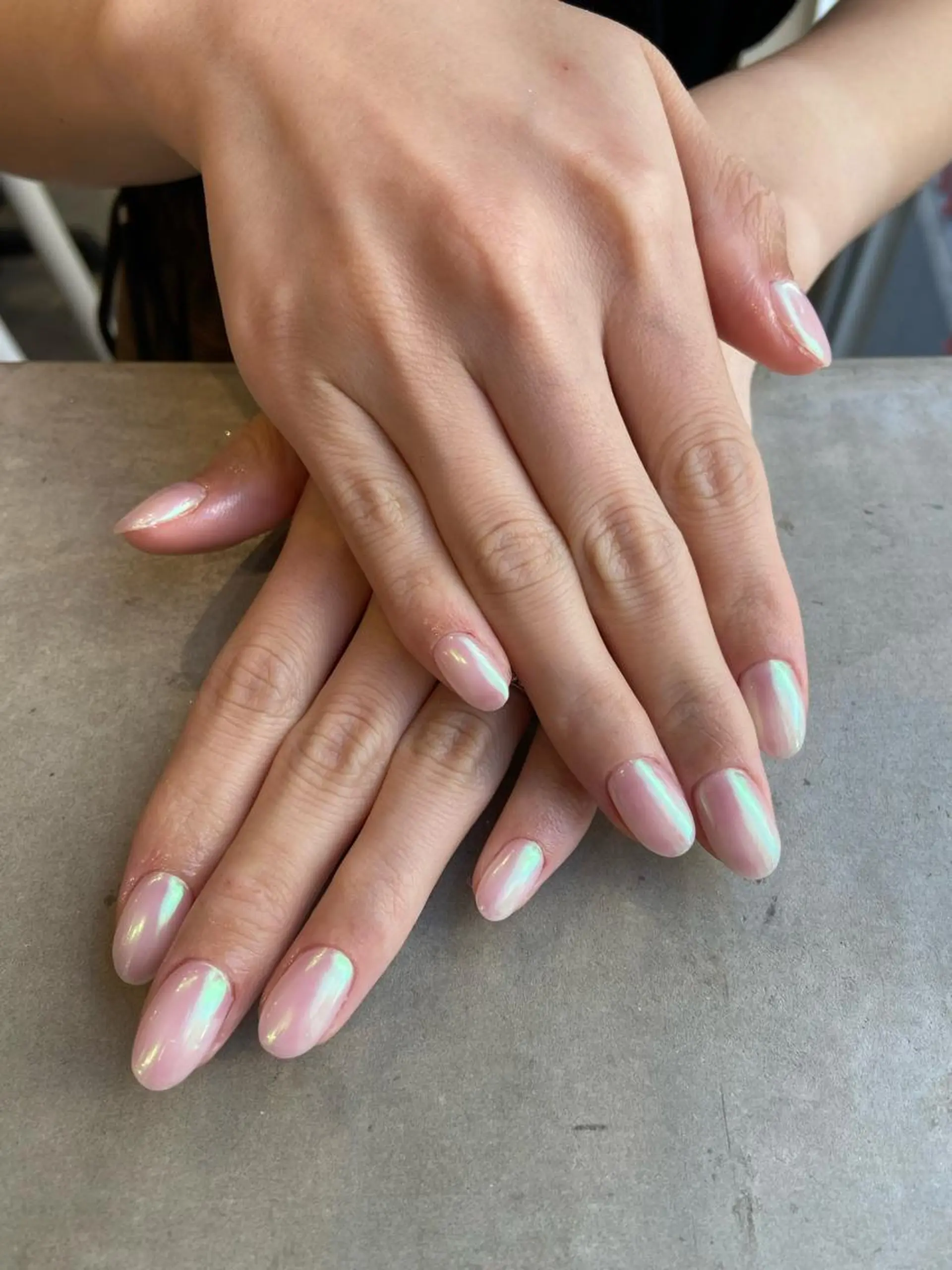 ネイル オーロラネイル ミラーネイル SHELL TOKYO所属・SHELLTOKYO idaのネイルデザイン