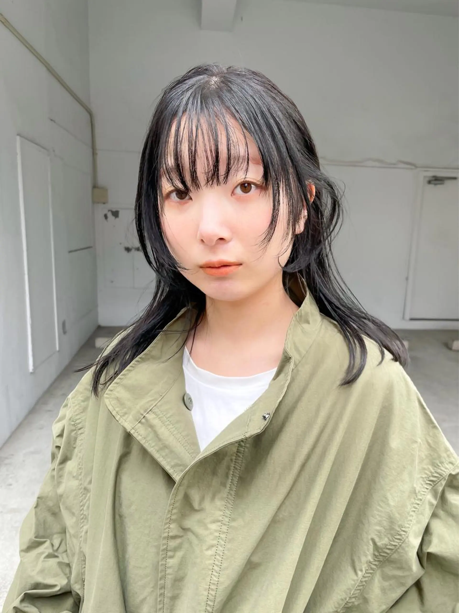 セミロング カラー カット ヘアカラー 高橋 みく/ minim 暖色のヘアスタイル