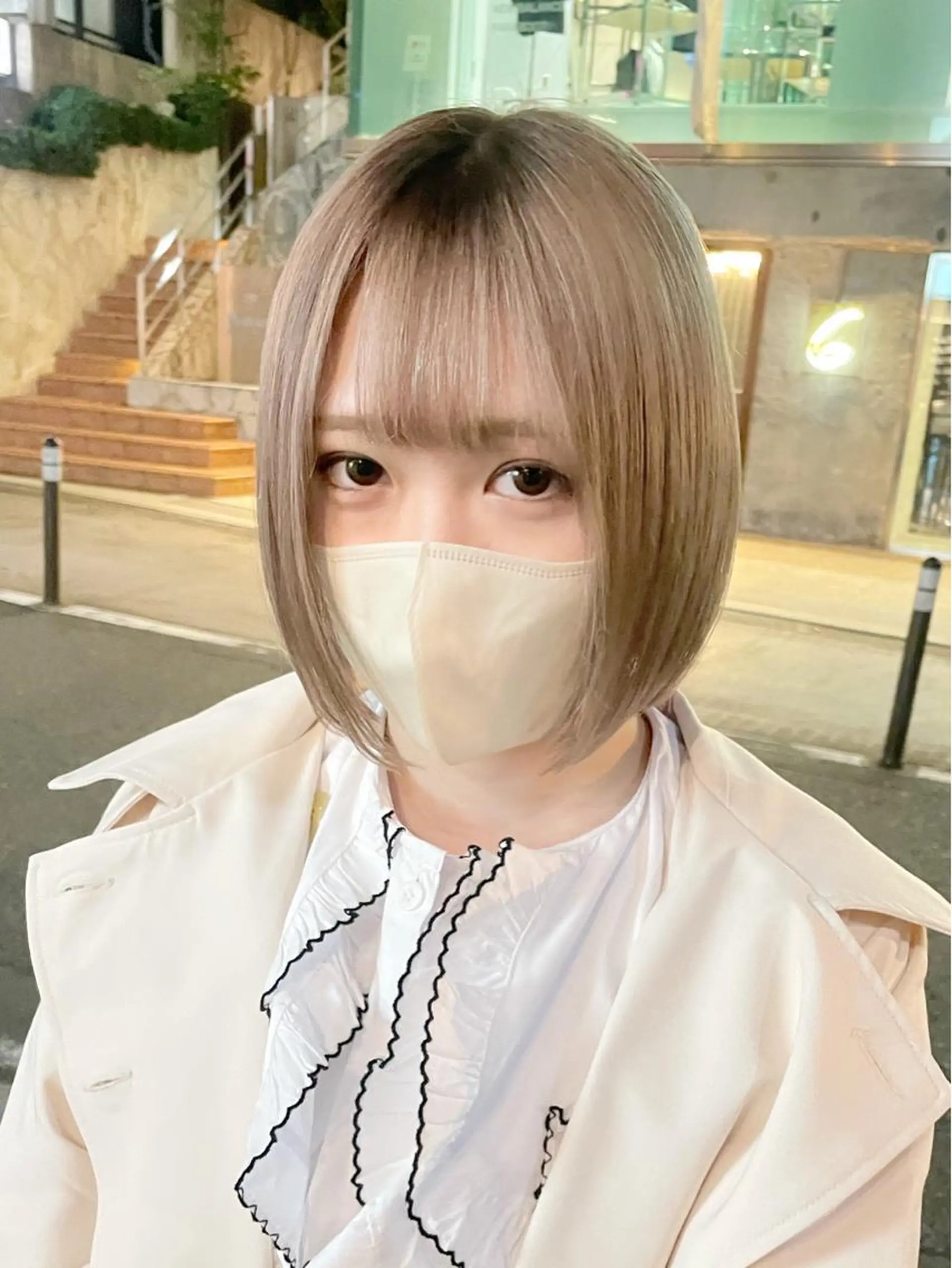 ショート カラー ヘアアレンジ カット ヘアカラー トリートメント 柔らかカラー/ レイヤーYUTO🧋のヘアスタイル