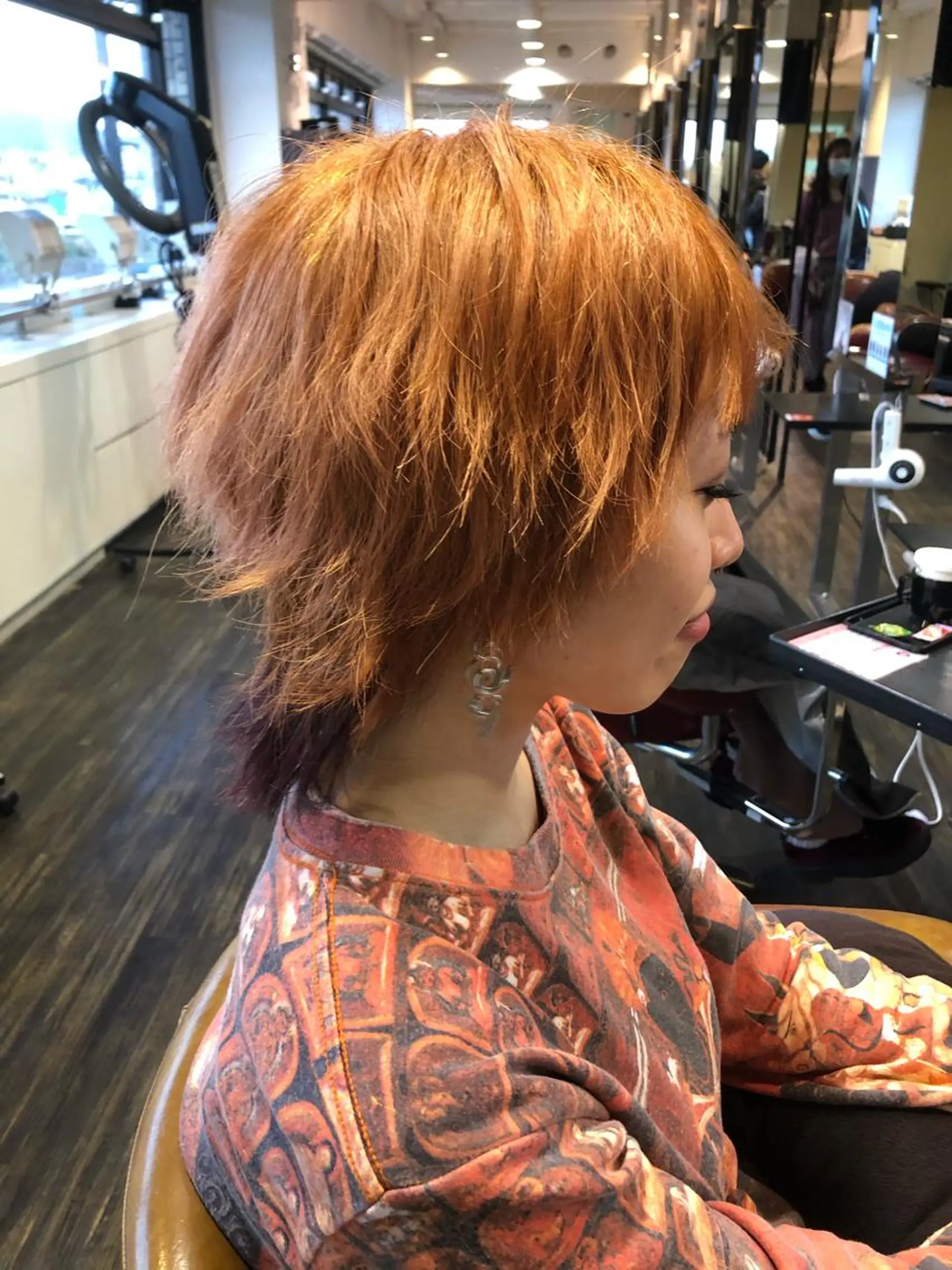 ミディアム カラー メンズ カット ヘアカラー メンズスタイル /メンズパーマ/須藤のヘアスタイル