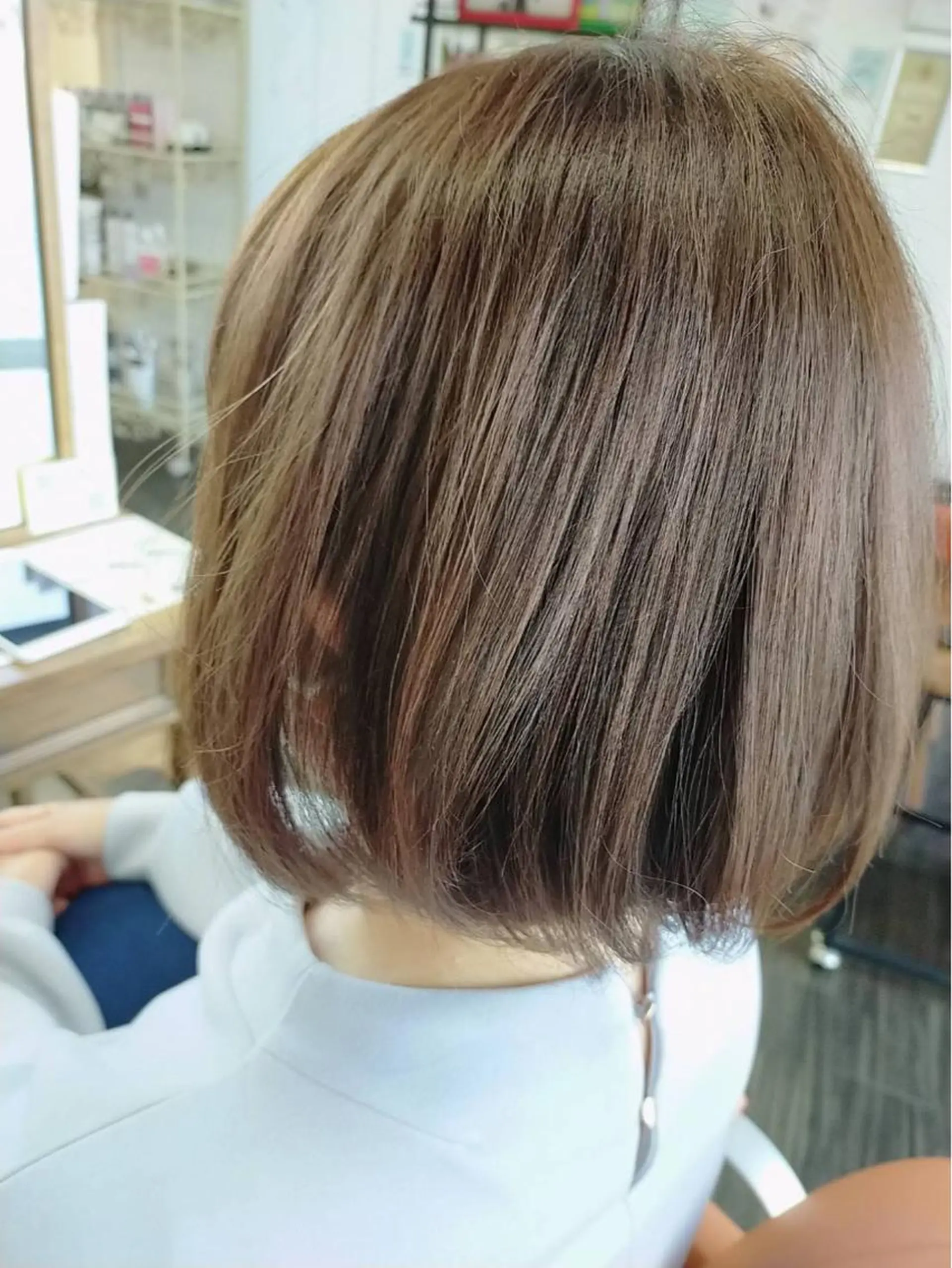 ショート 坂入 瑶希のヘアスタイル