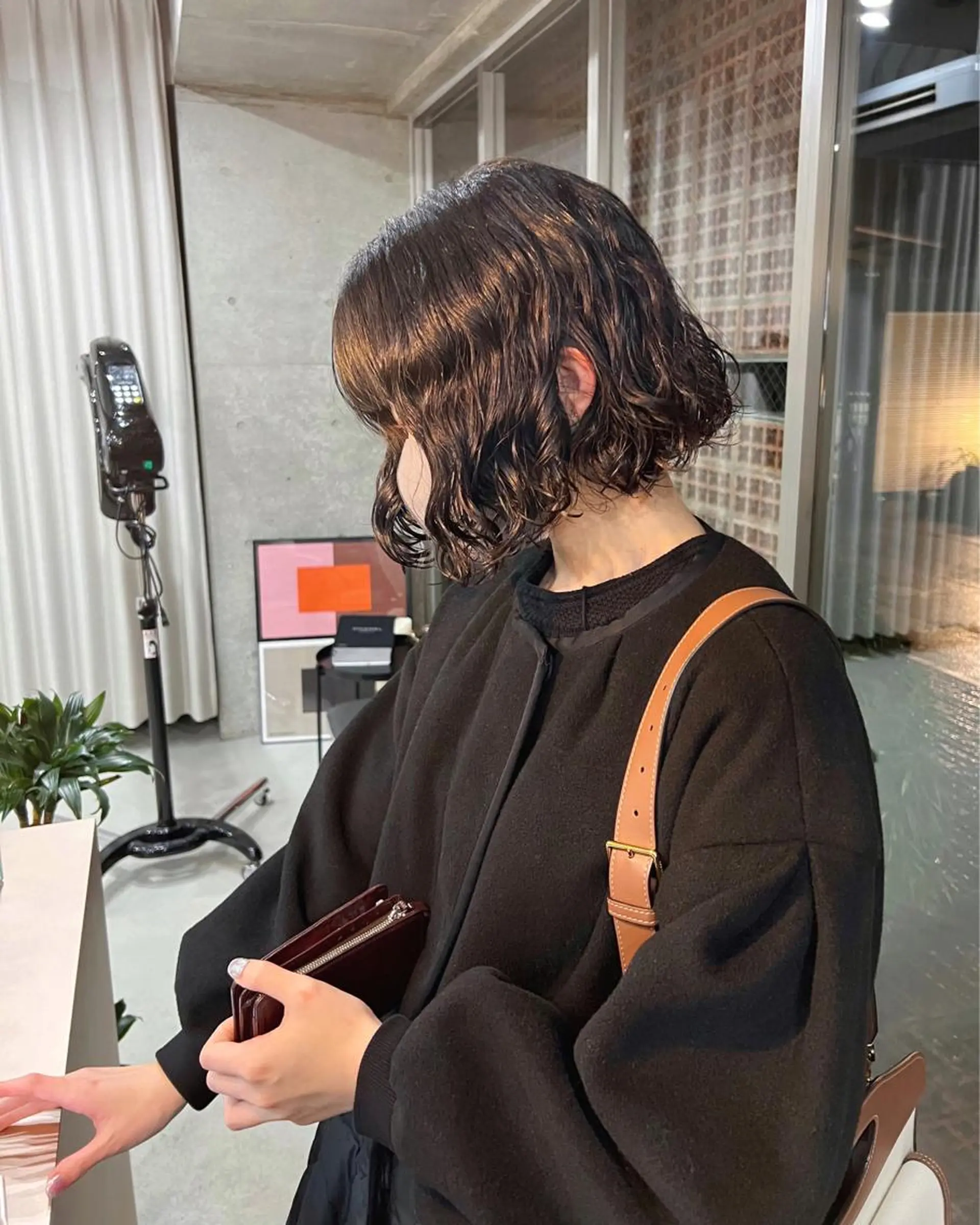 ショート パーマ ボブパーマコテ巻き風 パーマNo1深江秀平のヘアスタイル