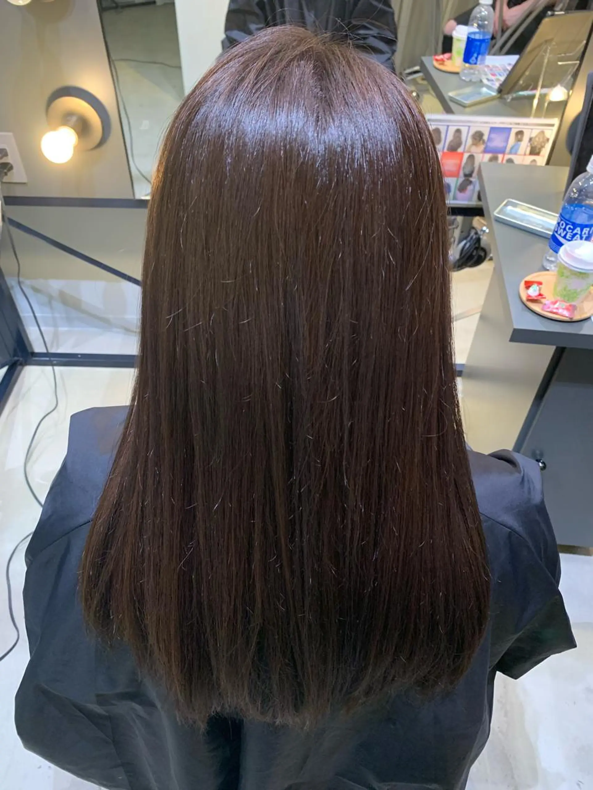 ロング 横山 菜摘のヘアスタイル