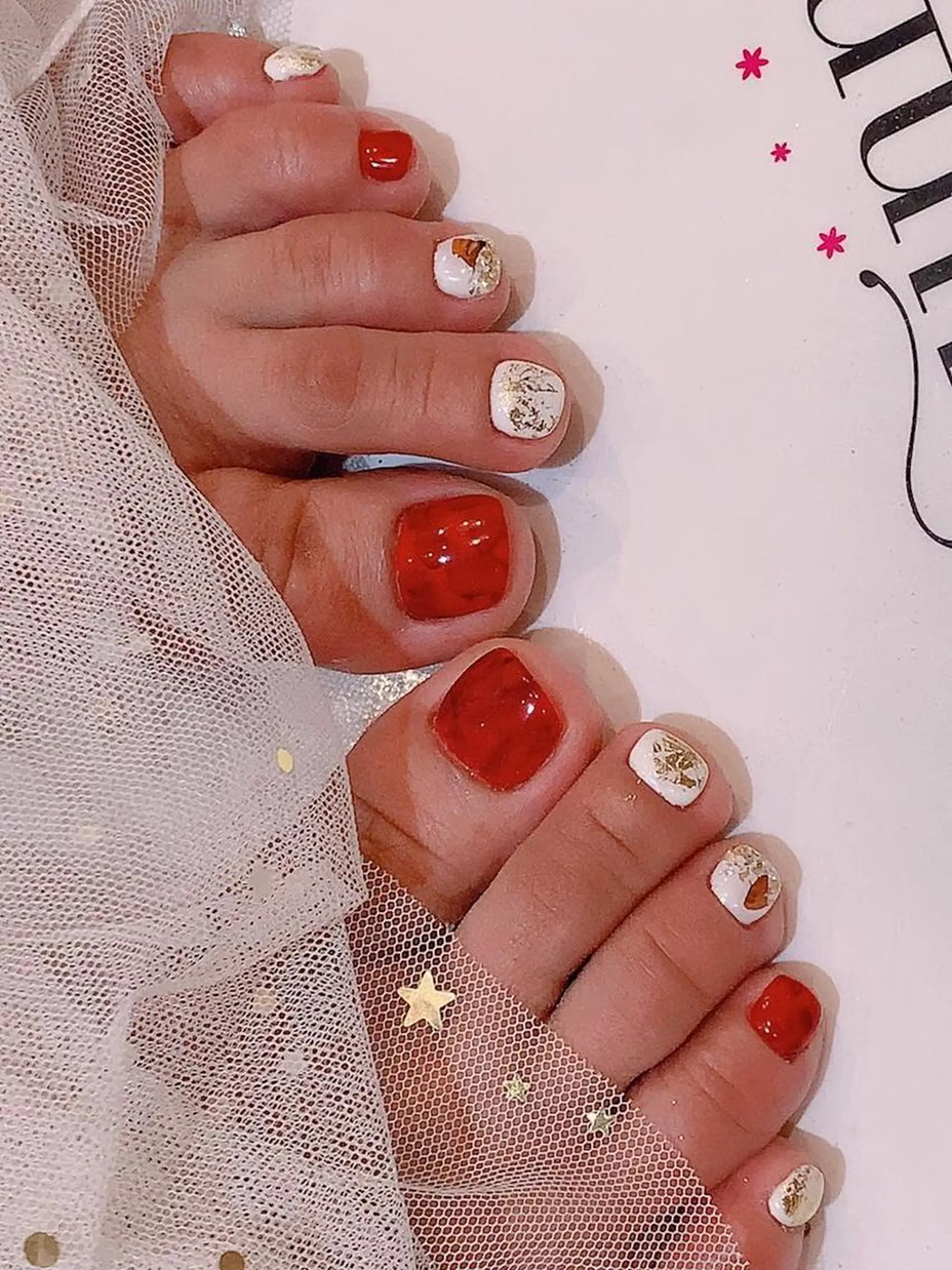 ネイル フットネイル リン リンのネイルデザイン