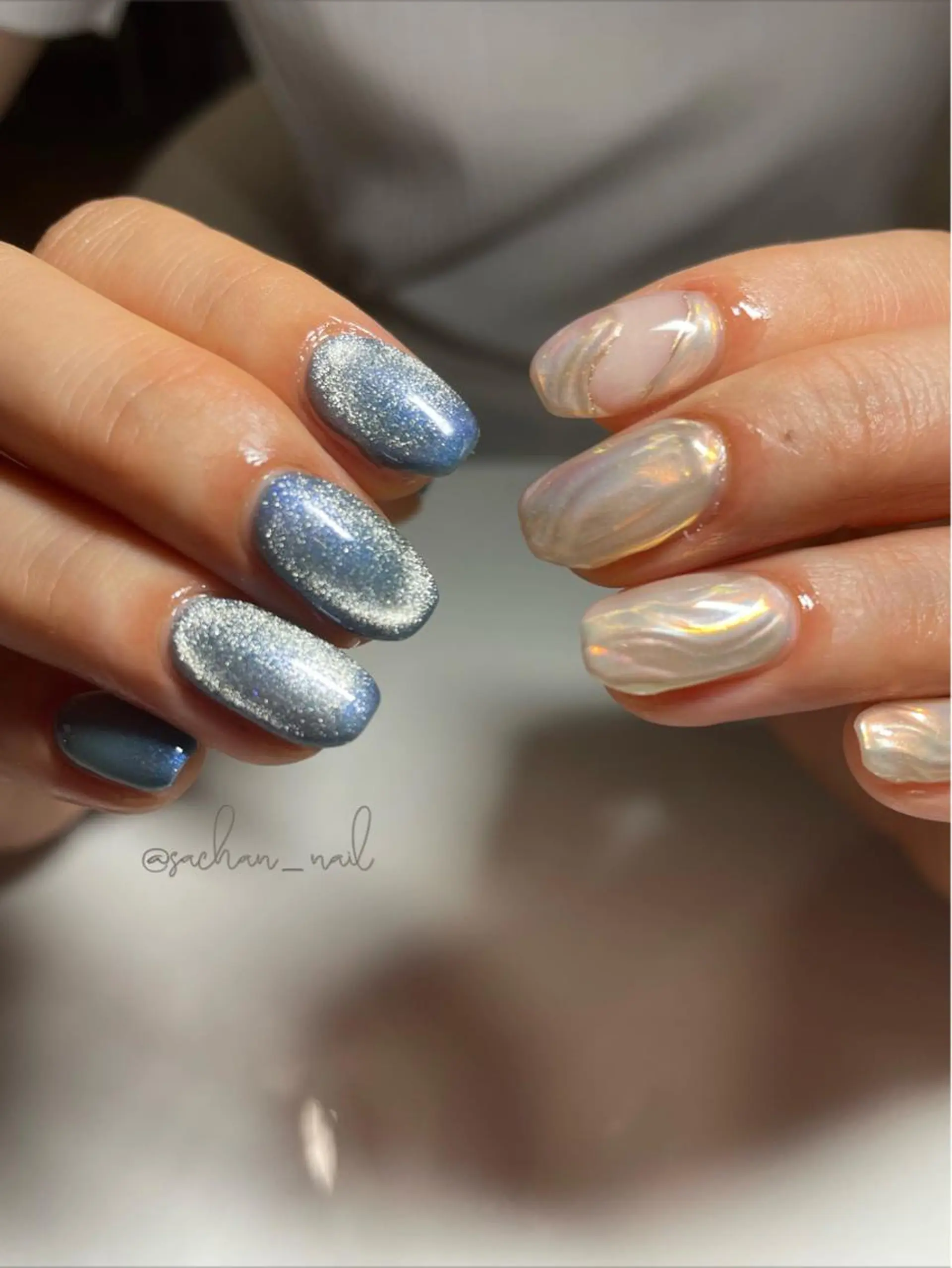 ネイル マグネットネイル ハンドネイル Sukegawa Satsukiのネイルデザイン