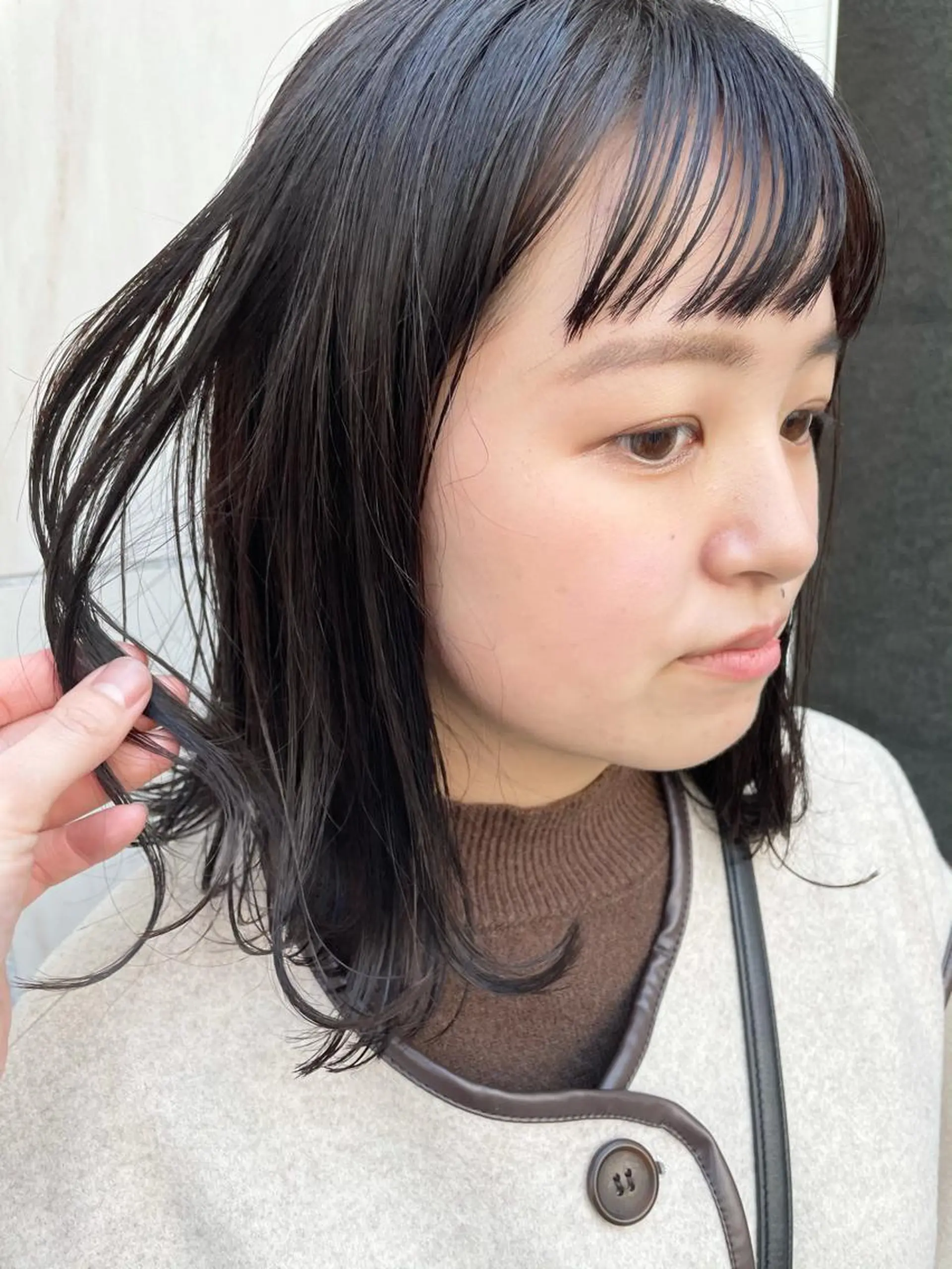 ミディアム カラー パーマ ヘアカラー トリートメント tatsumi/ボブ ウルフ/レイヤーのヘアスタイル