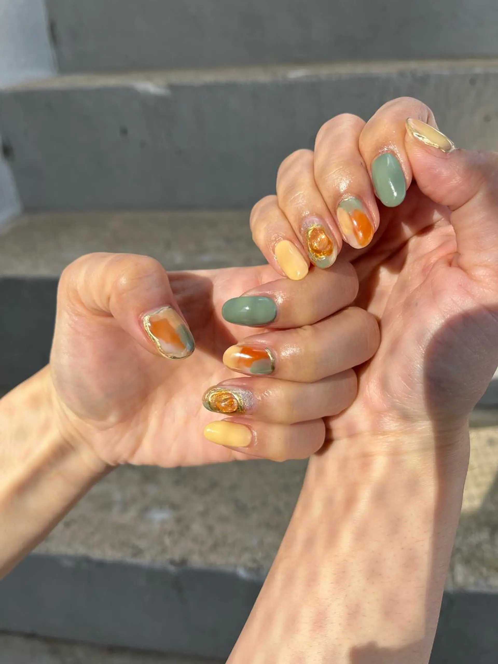 ネイル 🤎Two ERI🤎のネイルデザイン