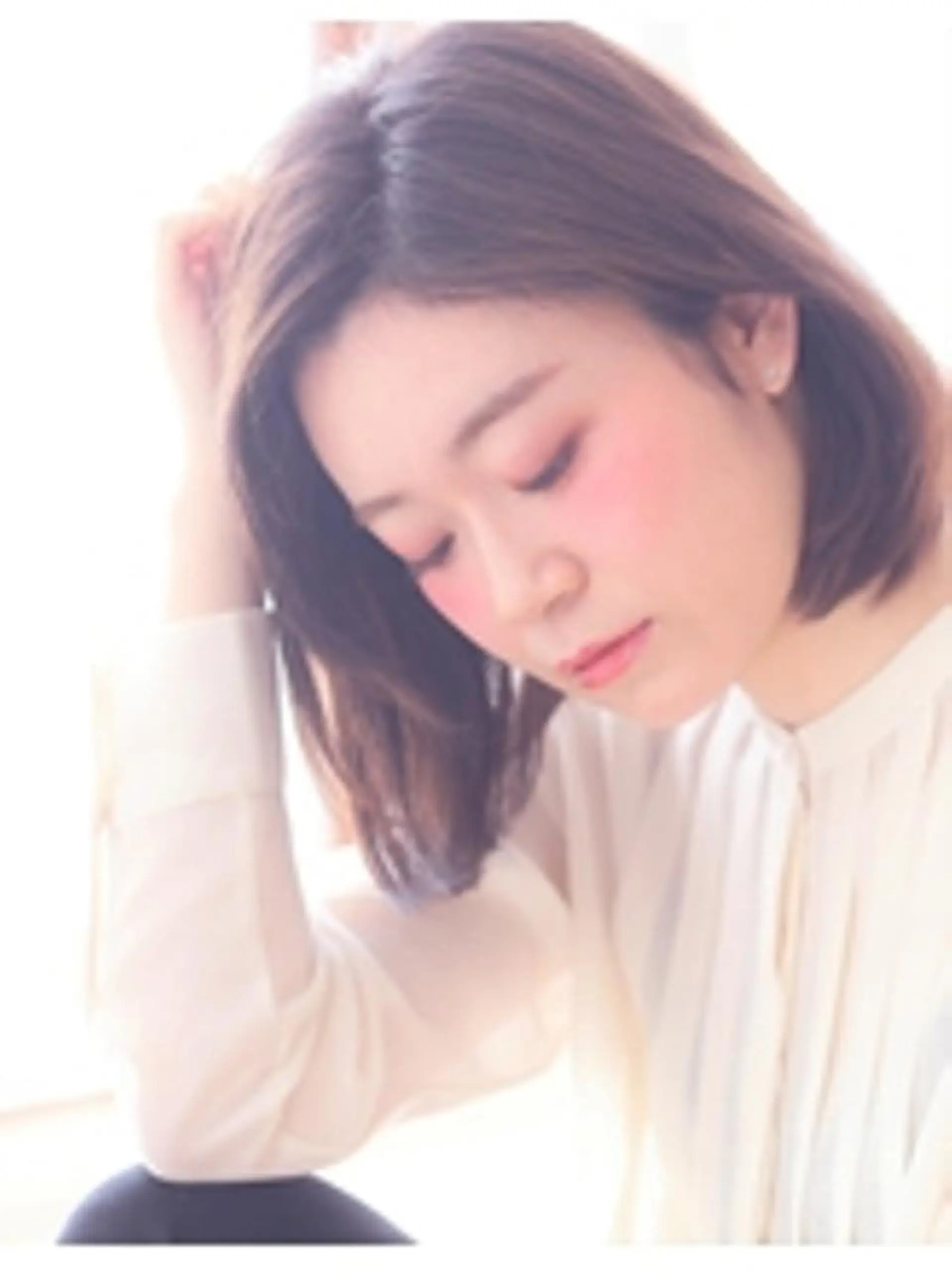 ミディアム 🌙FLYCKA ☀️縮毛矯正のヘアスタイル