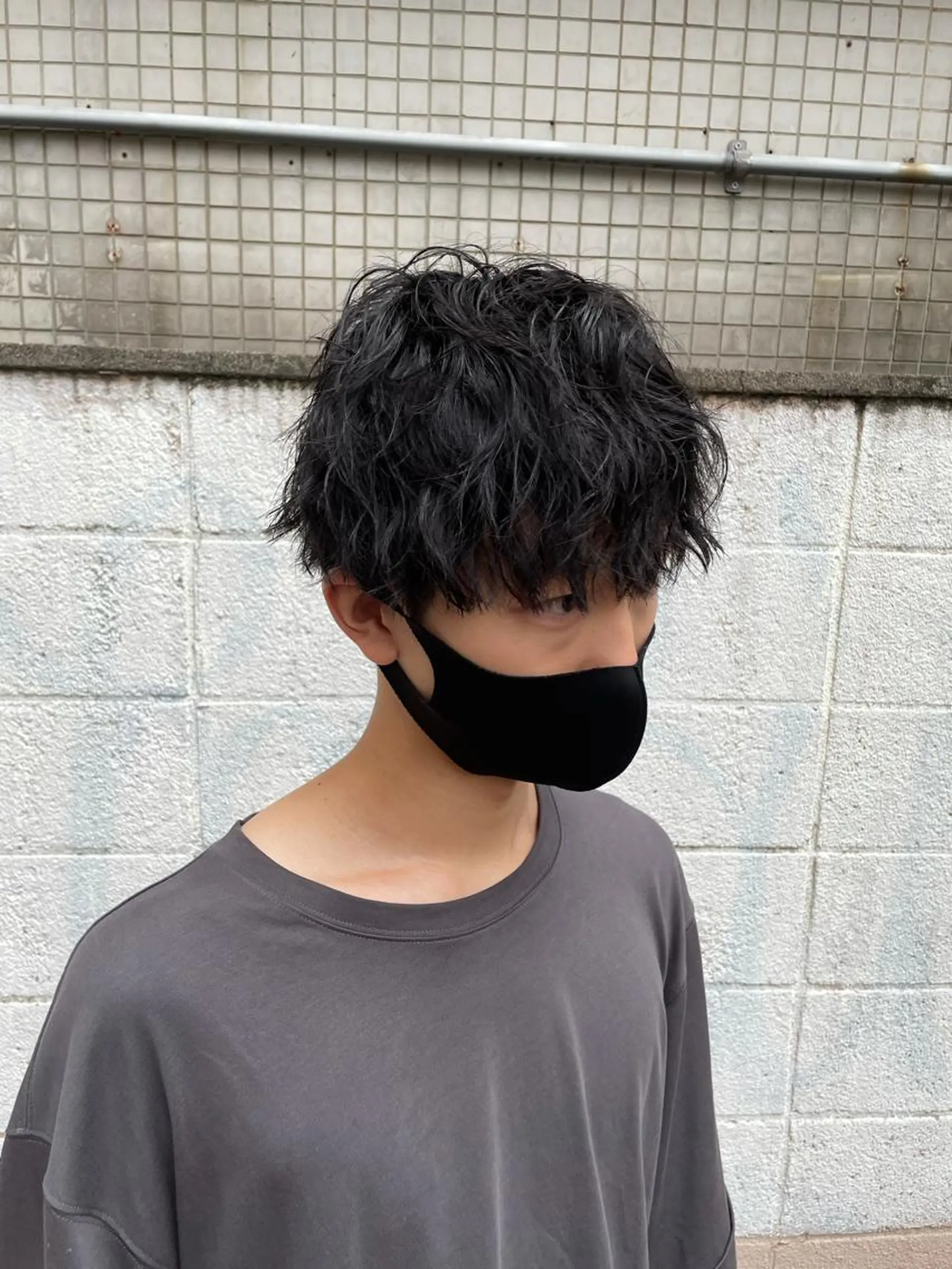 ミディアム ミディアムパーマ 渋谷 メンズヘア⭐️ タニグチヨシユキのヘアスタイル