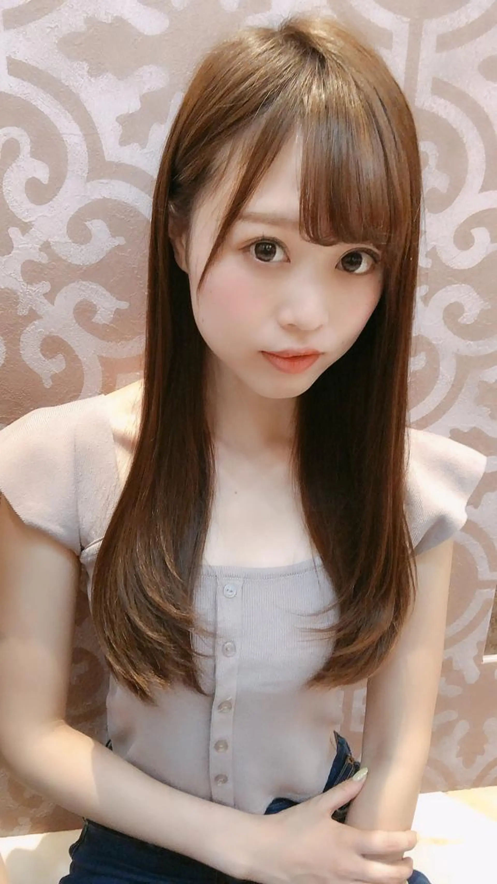 セミロング カット ヘアカラー トリートメント 代表山口ひな 髪質改善のプロのヘアスタイル