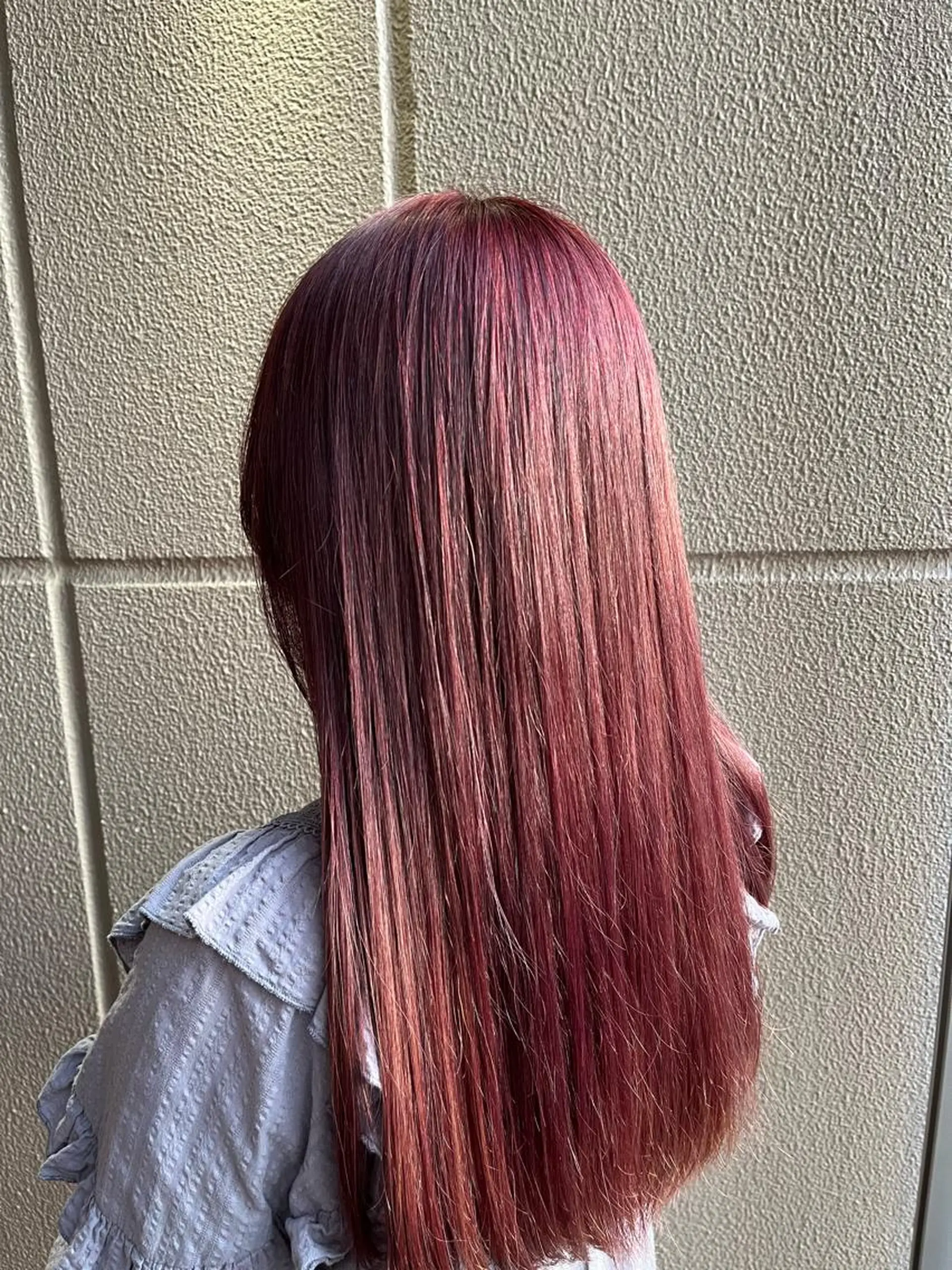 セミロング ✨🎨ブリーチなし 透明感カラー✨美友のヘアスタイル