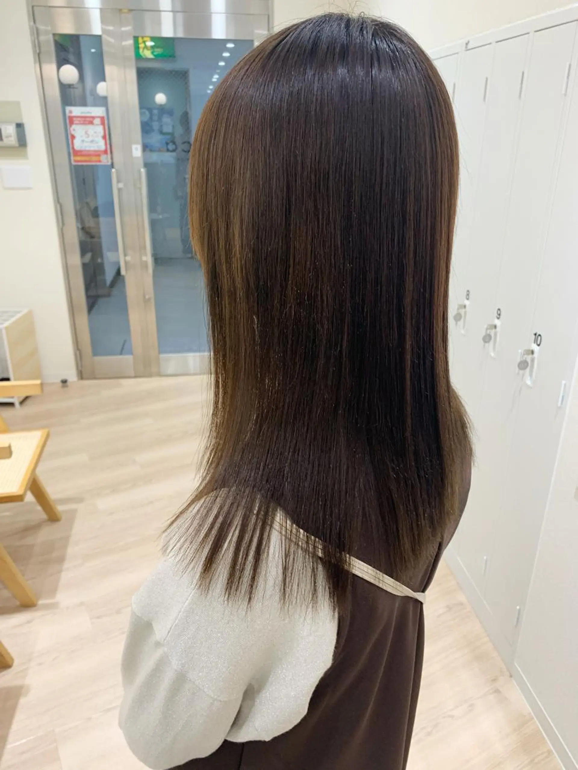 ミディアム 縮毛矯正 カット ヘアカラー トリートメント 丹野 圭太のヘアスタイル