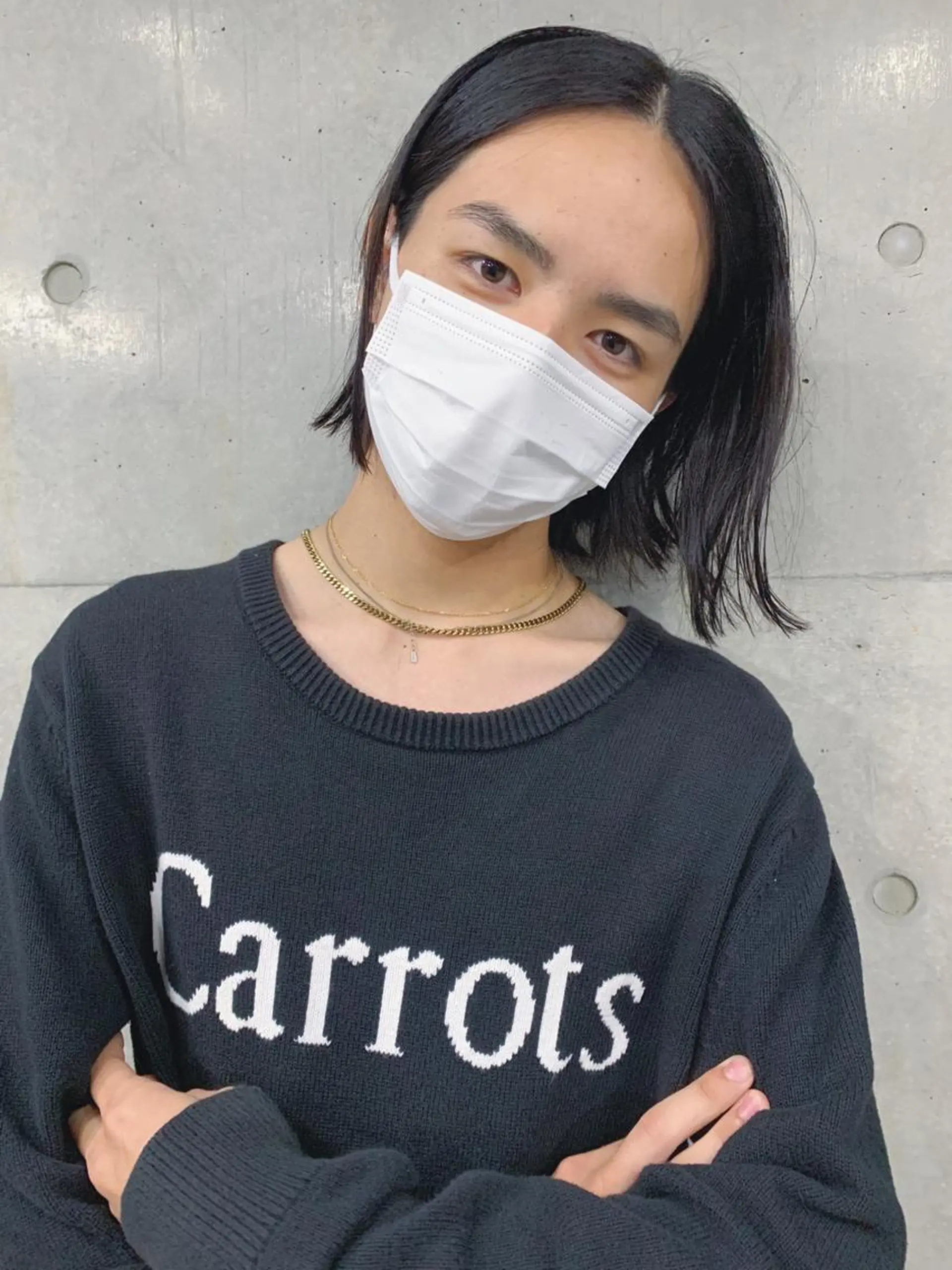 ショート ボブパーマコテ巻き風 パーマNo1深江秀平のヘアスタイル