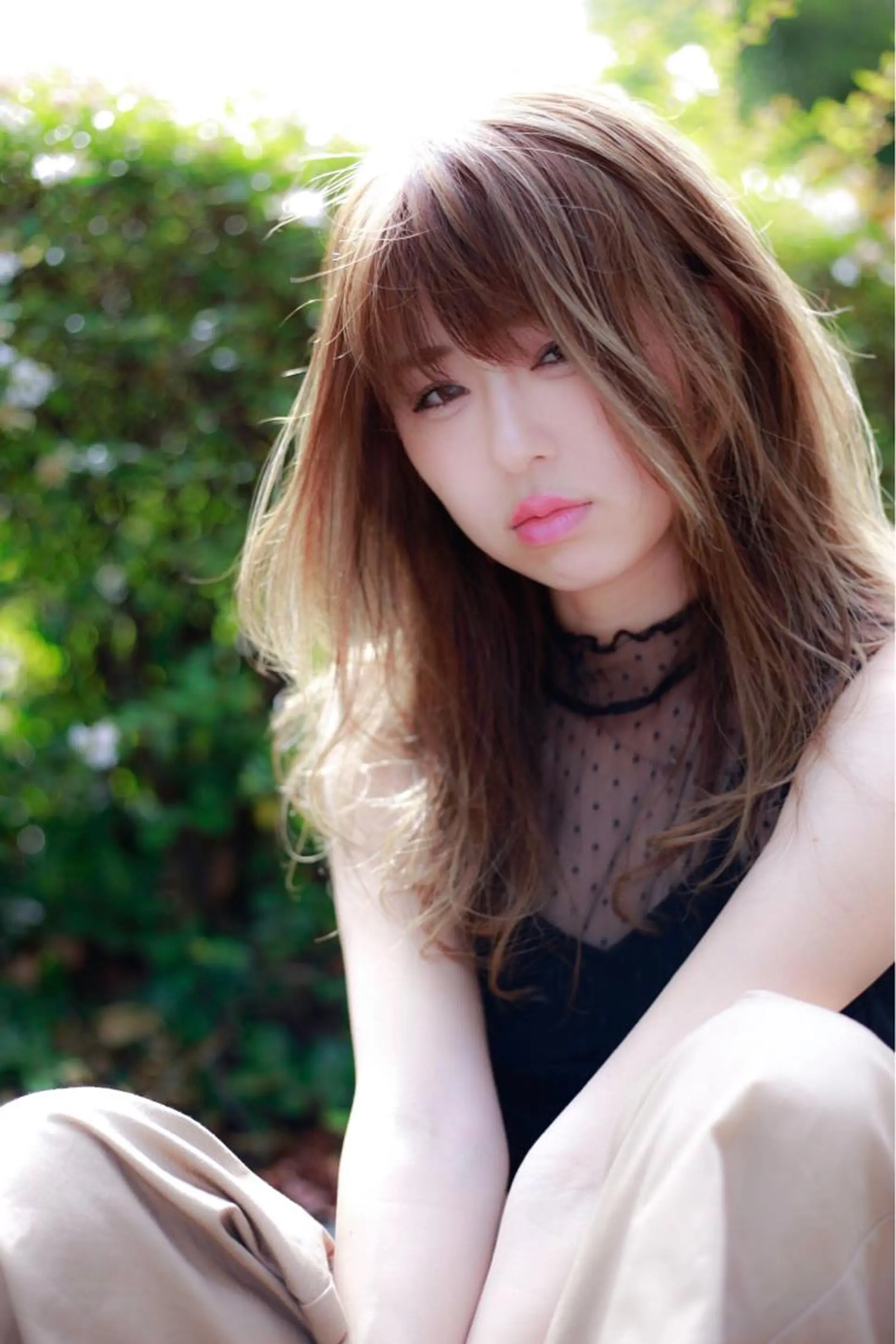 セミロング 永田 崇のヘアスタイル