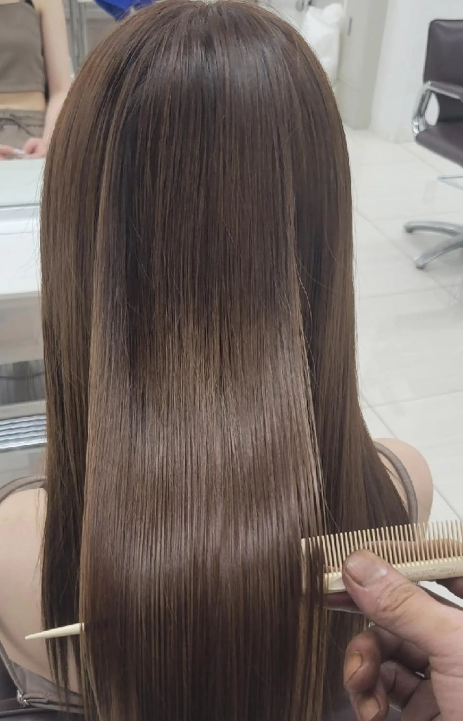 ロング 髪質改善 カット トリートメント 尾澤 尚希のヘアスタイル