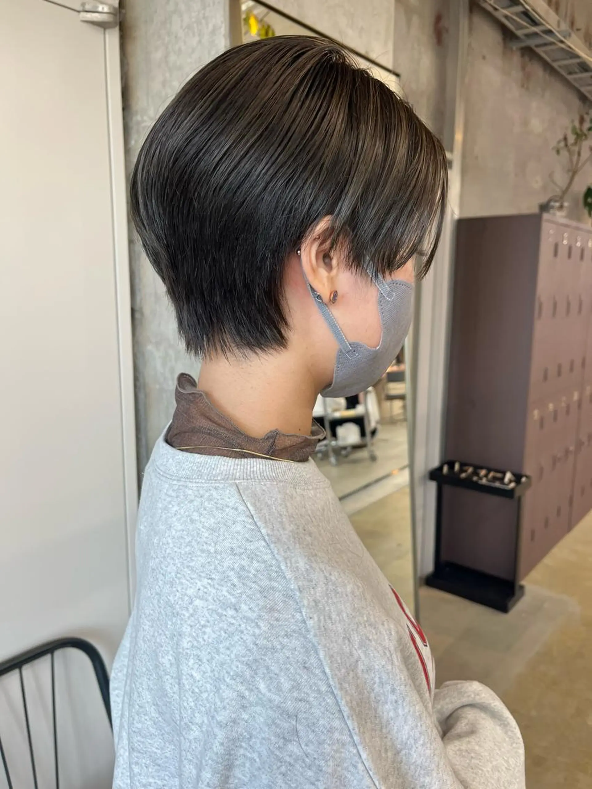 ショート カラー ハイライトカラー ハイライト ショートヘア 小木曽智美 /ボブ/ショートのヘアスタイル